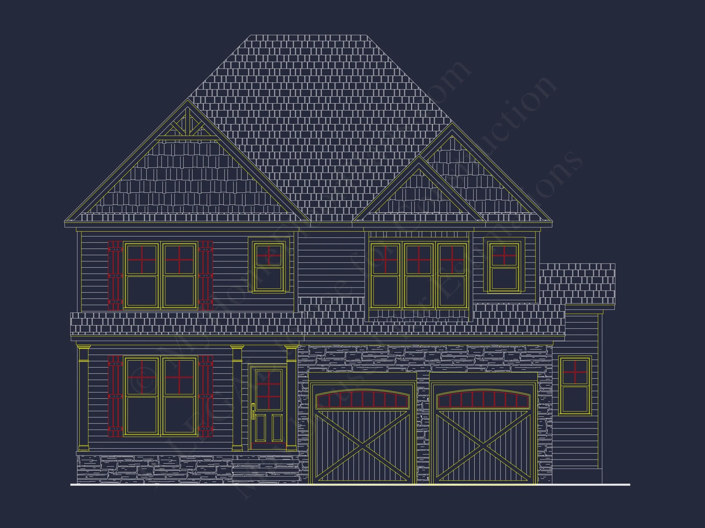 10-1826 HOUSE PLAN - Spacious House Plan with CAD Floor Designs and Blueprint 7 Spacious house Plan with CAD Floor Designs and Blueprint