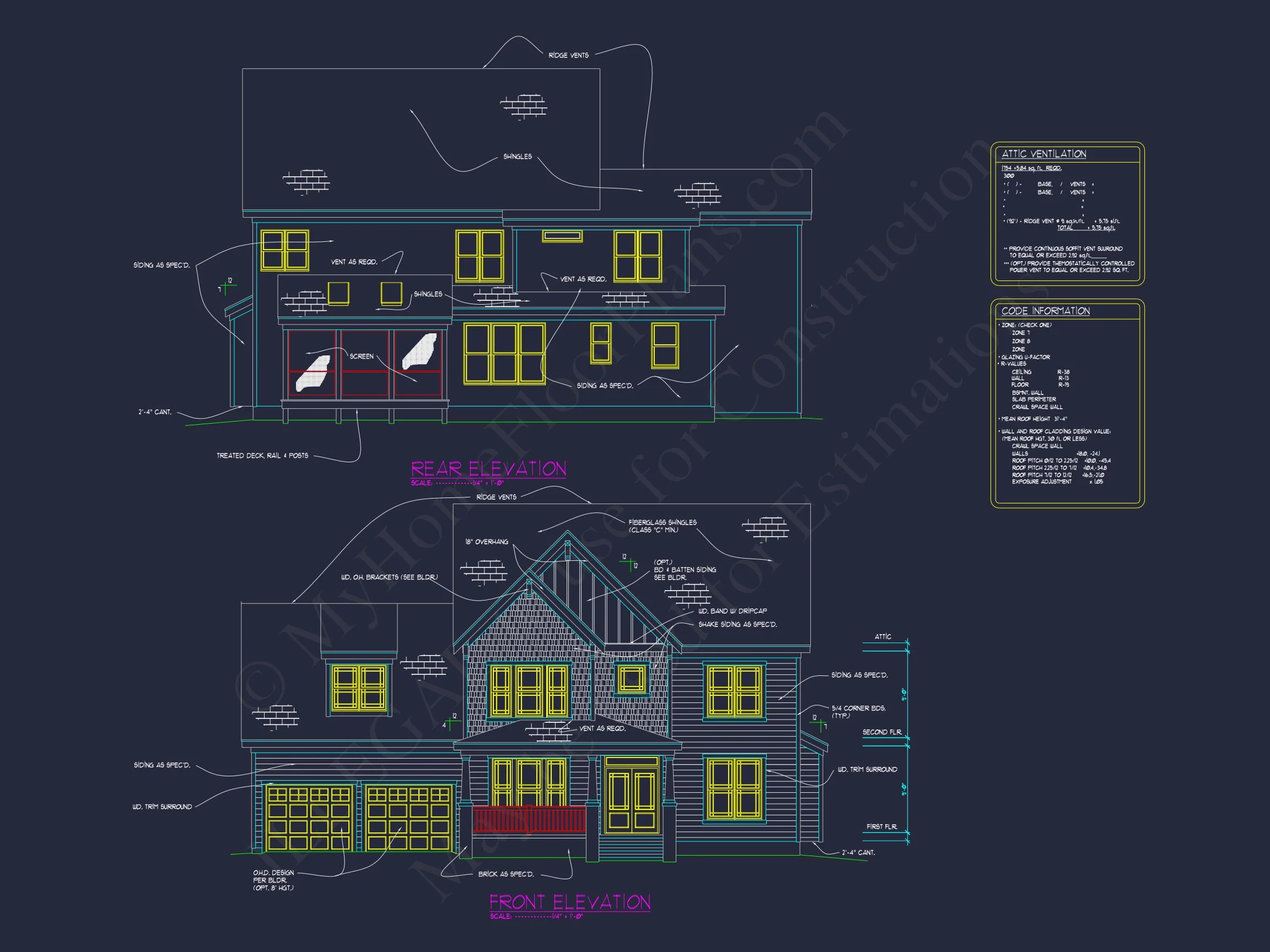 10-1823 HOUSE PLAN - Charming Craftsman House Plan with Open Floor Plan Design 8 Charming Craftsman house Plan with Open Floor Plan Design