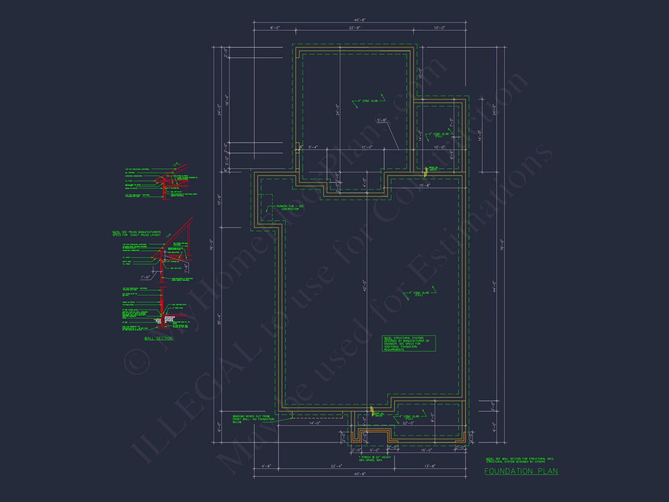 10-1806 HOUSE PLAN - Craftsman House Plan | 2-Floor Blueprint CAD with 3 Bedrooms 9 Craftsman house Plan