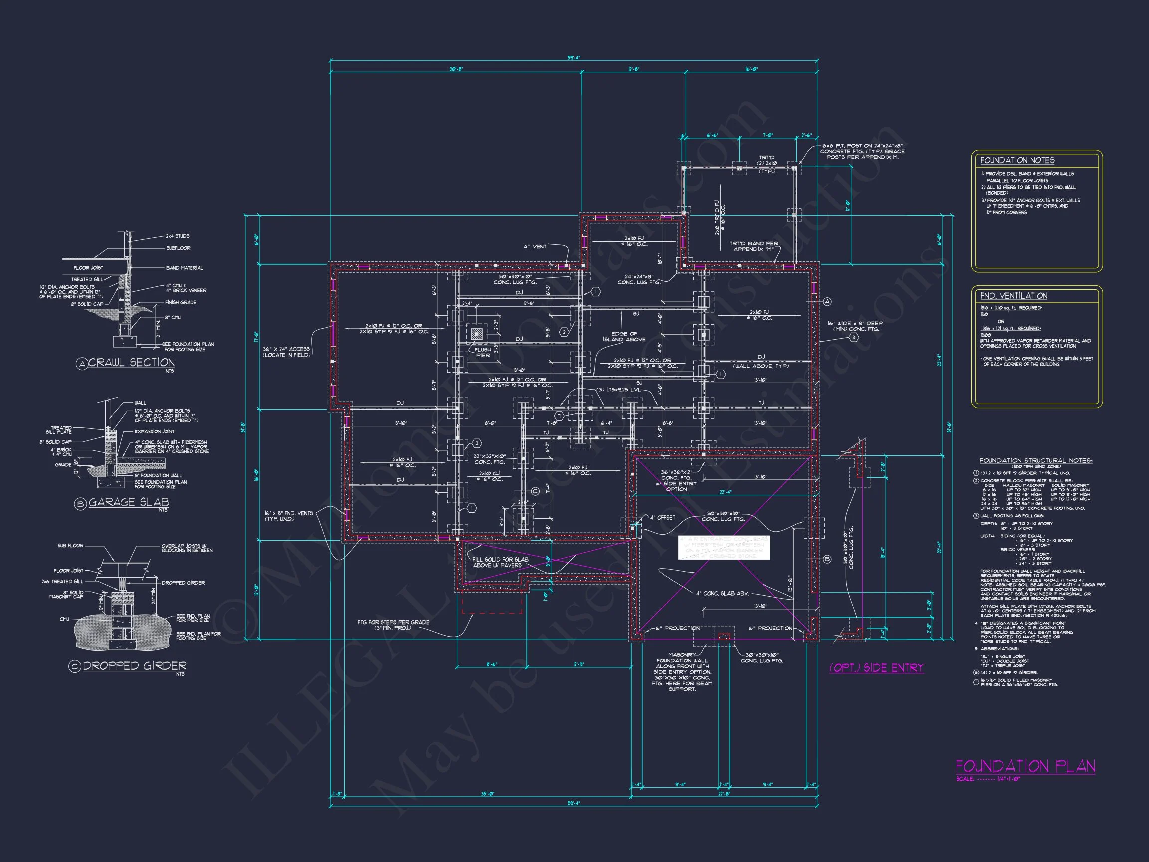 10-1782 HOUSE PLAN - Craftsman House Plan: Stylish Floor Plan with Basement 9 Craftsman house Plan: Stylish Floor Plan with Basement