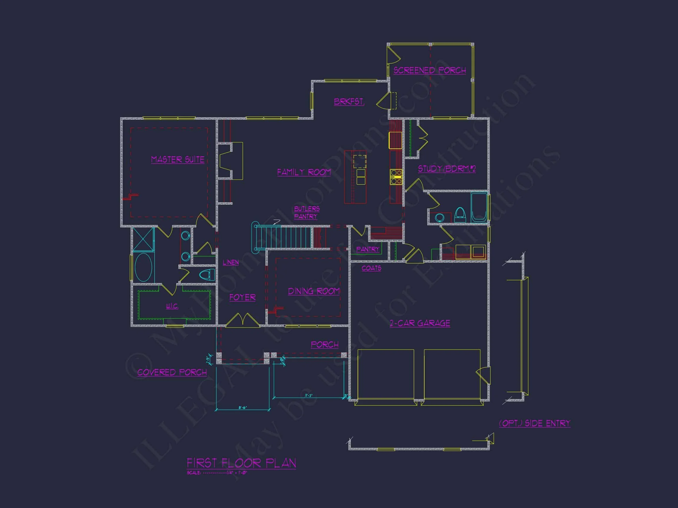 10-1782 HOUSE PLAN - Craftsman House Plan: Stylish Floor Plan with Basement 5 Craftsman house Plan: Stylish Floor Plan with Basement