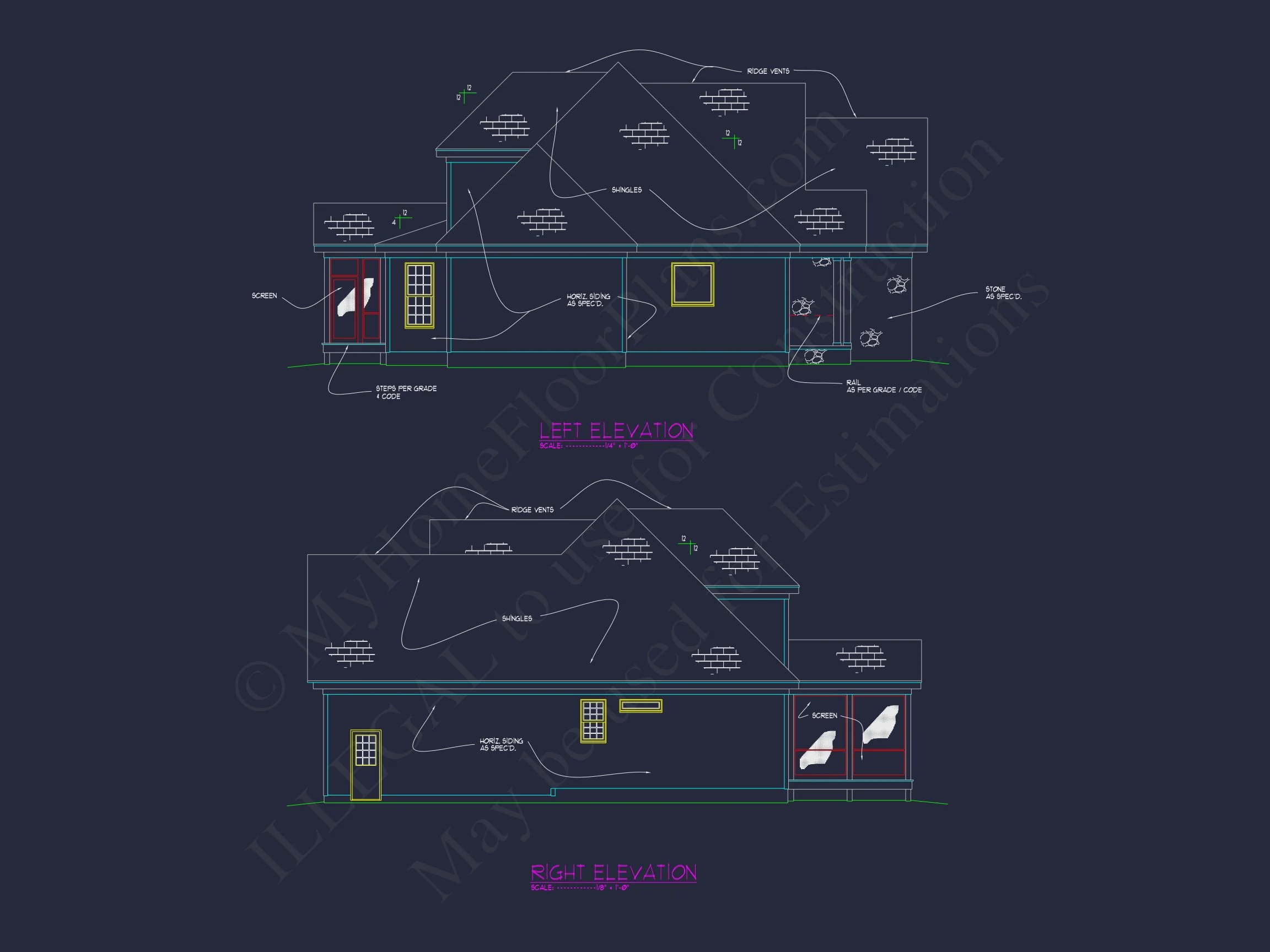 10-1782 HOUSE PLAN - Craftsman House Plan: Stylish Floor Plan with Basement 4 Craftsman house Plan: Stylish Floor Plan with Basement
