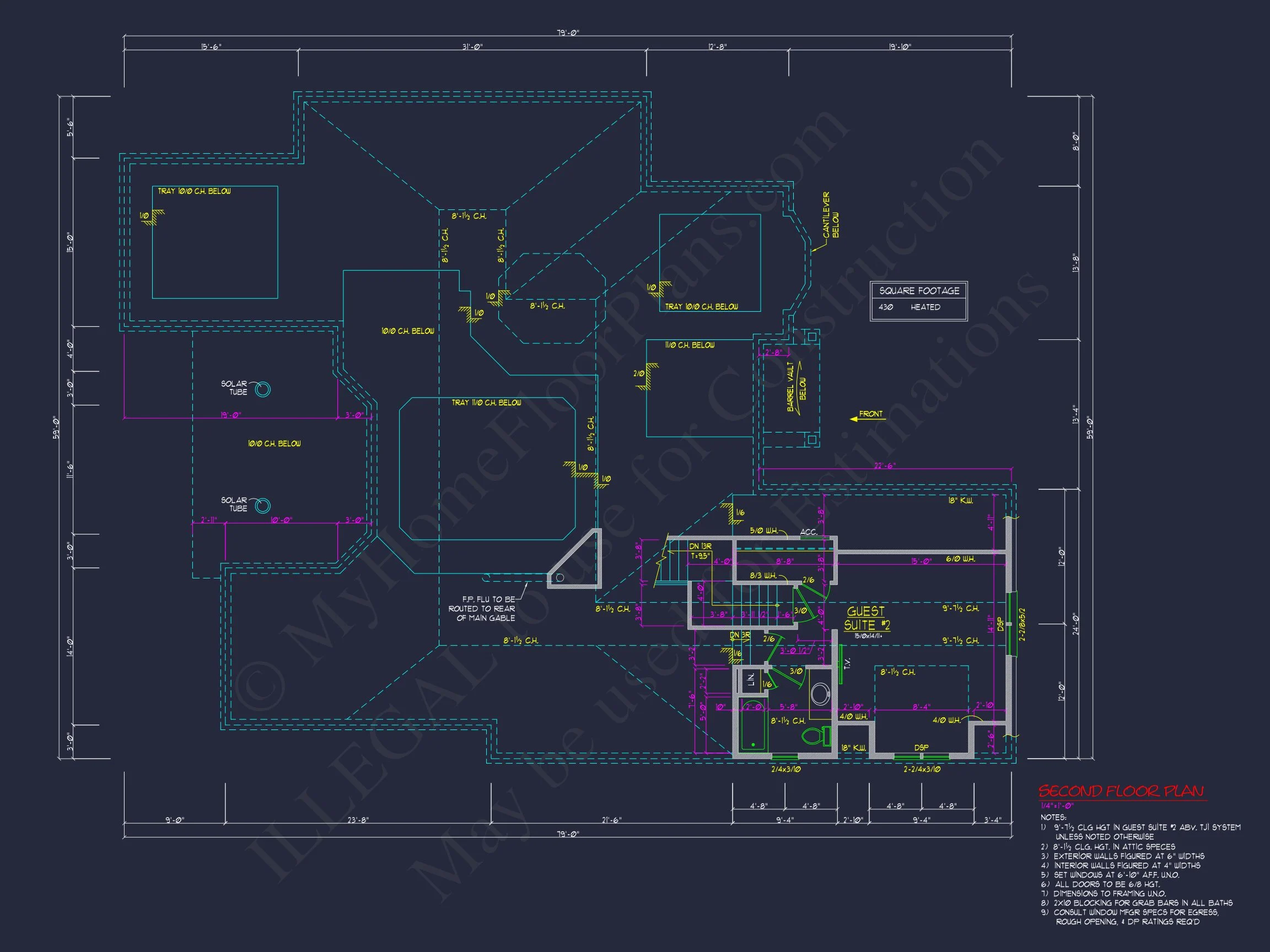 10-1712 HOUSE PLAN - Elegant House Plan with 2 Stories, CAD Blueprints, and Design Features 14 Elegant house Plan with 2 Stories, CAD Blueprints, and Design Features