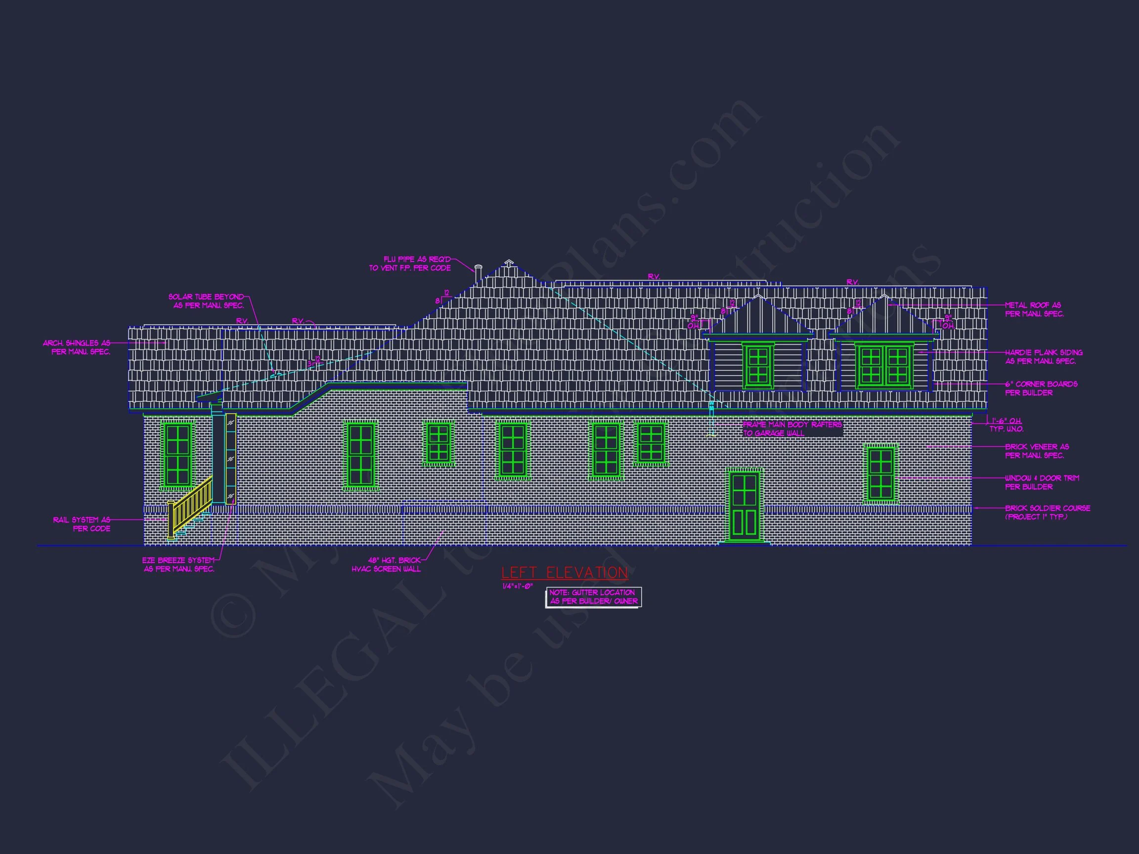 10-1712 HOUSE PLAN - Elegant House Plan with 2 Stories, CAD Blueprints, and Design Features 7 Elegant house Plan with 2 Stories, CAD Blueprints, and Design Features