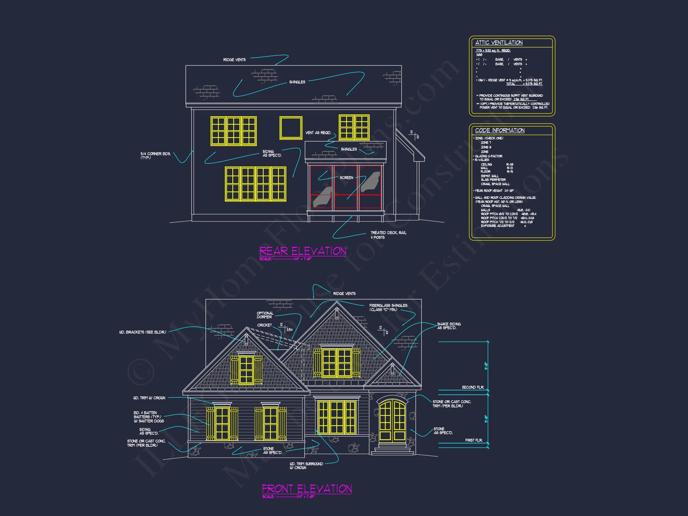 10-1660B HOUSE PLAN - Stunning House Plan with Blueprint, Floor Plans & CAD Designs 7 Stunning house Plan with Blueprint, Floor Plans & CAD Designs