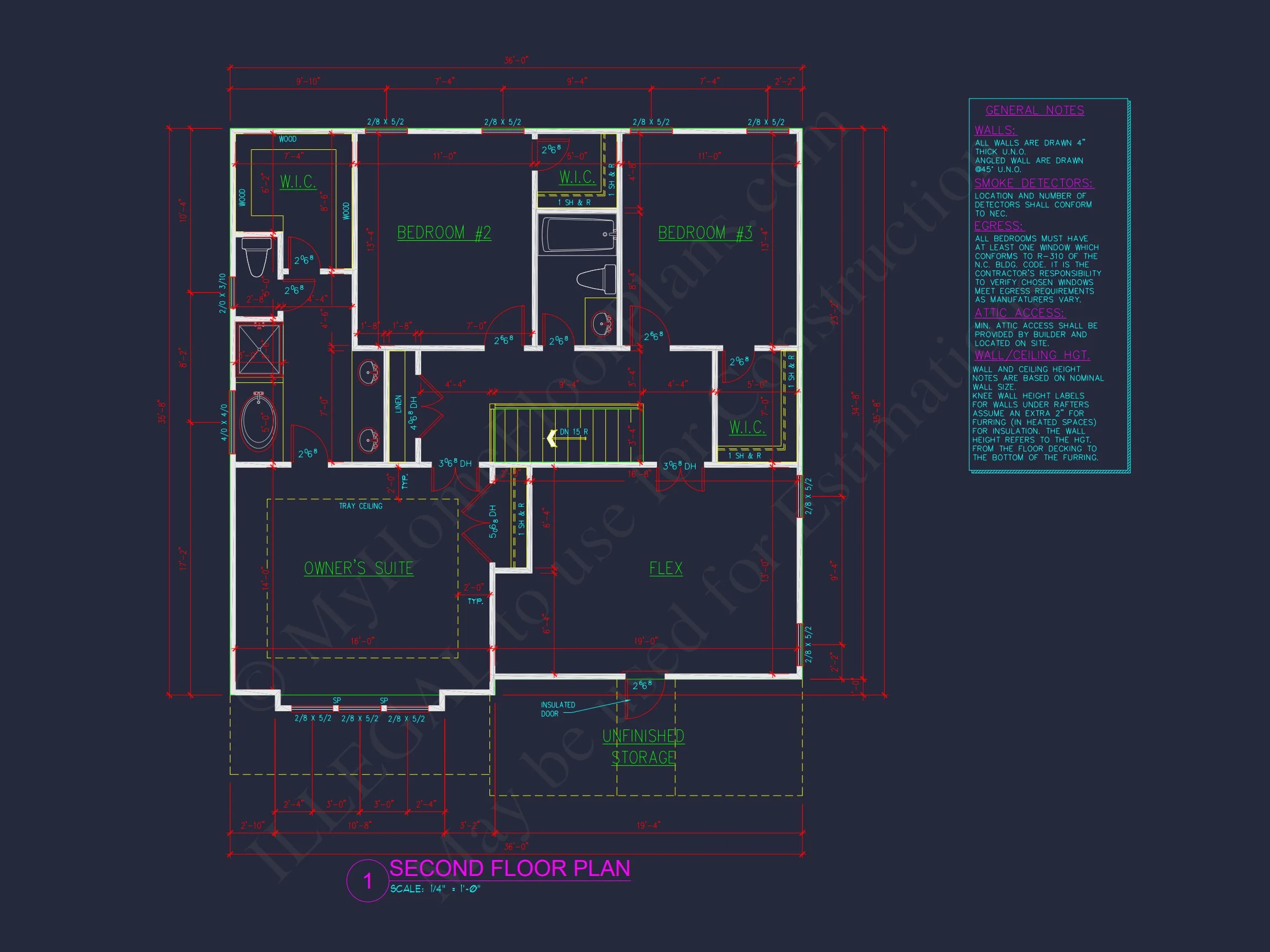 10-1583 HOUSE PLAN - Craftsman House Plan | Architectural Floor Plan Designs 10 Craftsman house Plan