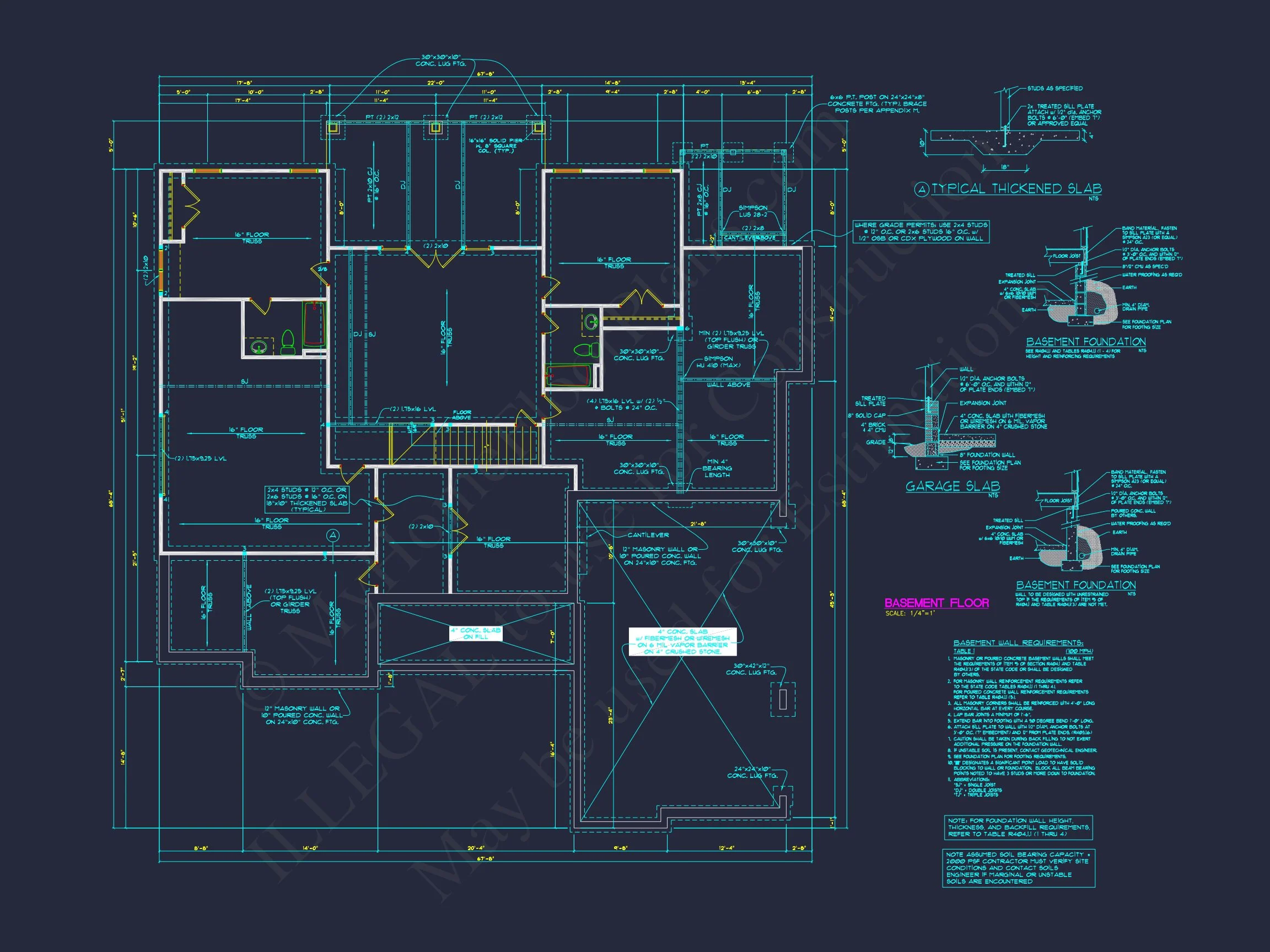10-1564 HOUSE PLAN - Elegant House Plan with Basement and CAD Designs for Builders 11 Elegant house Plan with Basement and CAD Designs for Builders