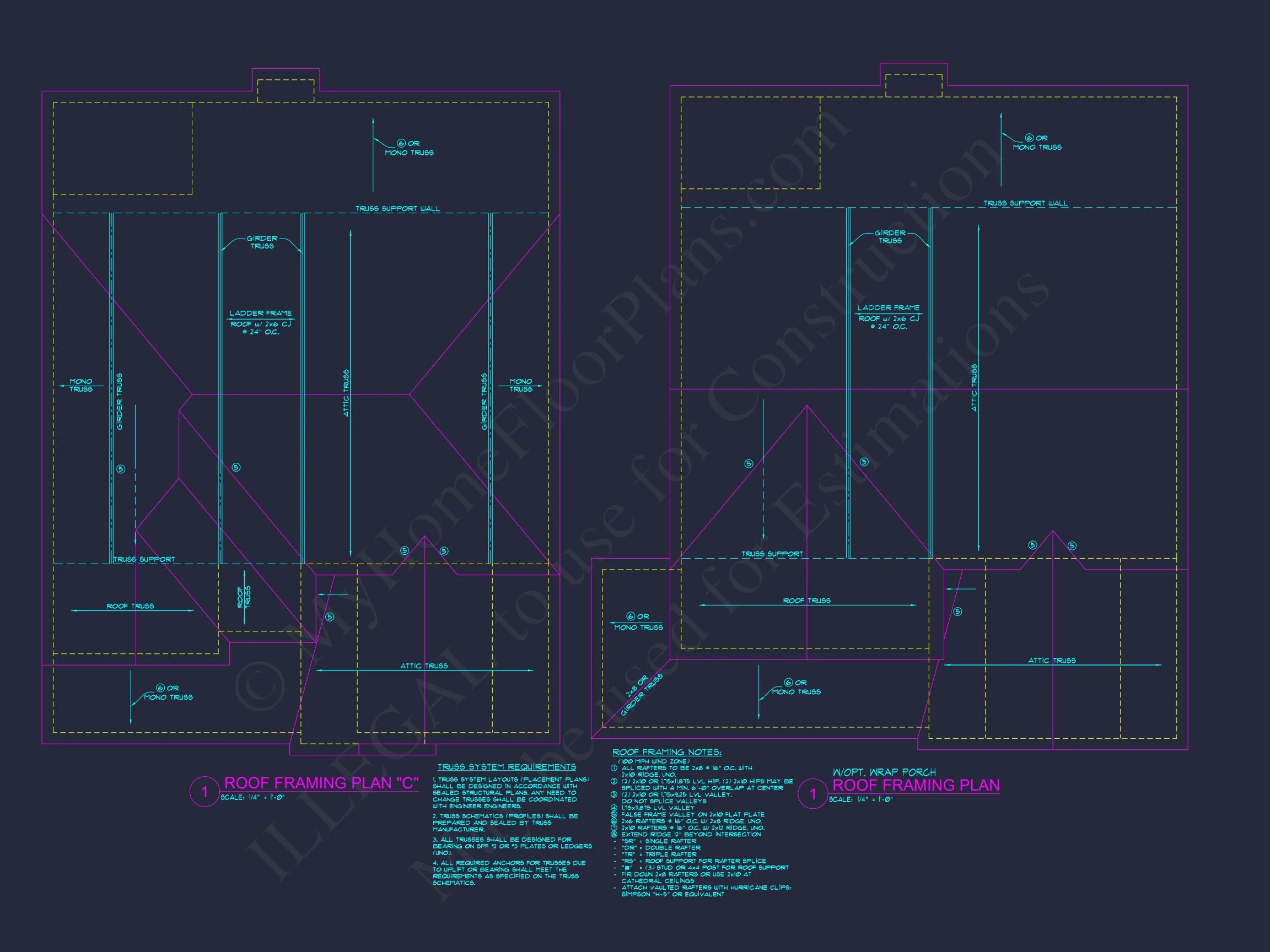 10-1561B HOUSE PLAN - House Plan Blueprint: Large Architecture Designs w/ CAD 45 house Plan Blueprint: Large Architecture Designs w/ CAD