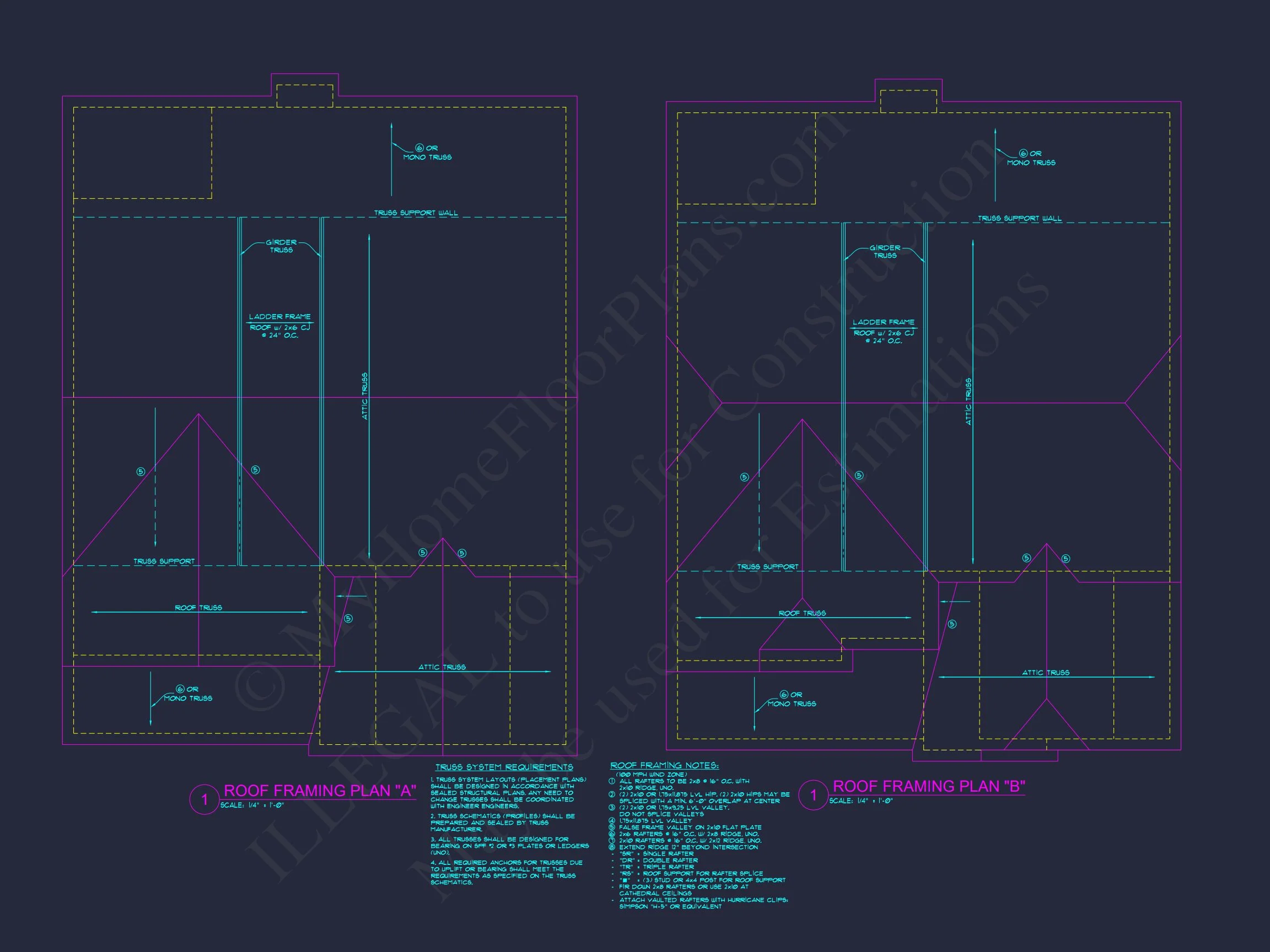 10-1561B HOUSE PLAN - House Plan Blueprint: Large Architecture Designs w/ CAD 44 house Plan Blueprint: Large Architecture Designs w/ CAD