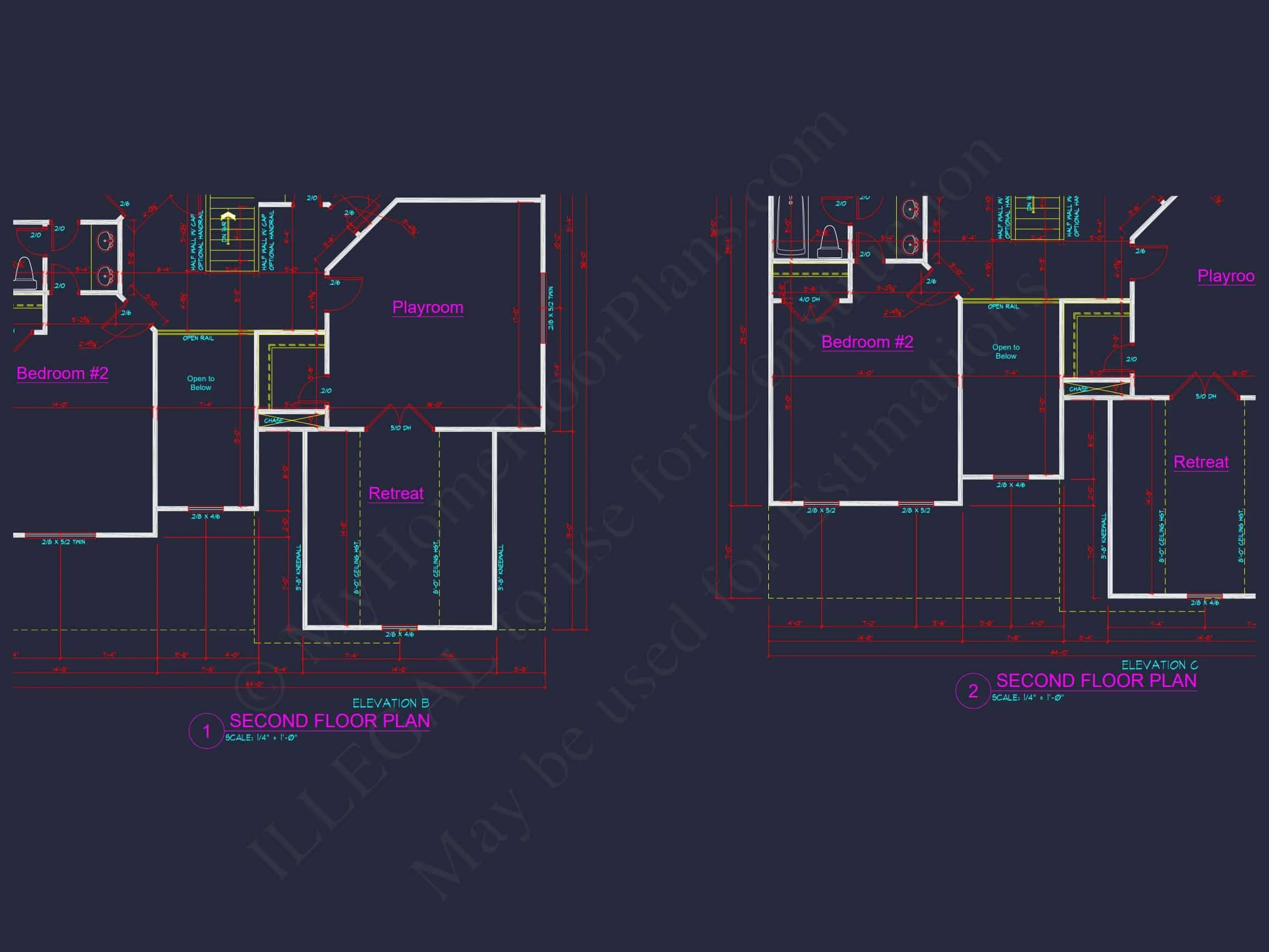 10-1561B HOUSE PLAN - House Plan Blueprint: Large Architecture Designs w/ CAD 24 house Plan Blueprint: Large Architecture Designs w/ CAD