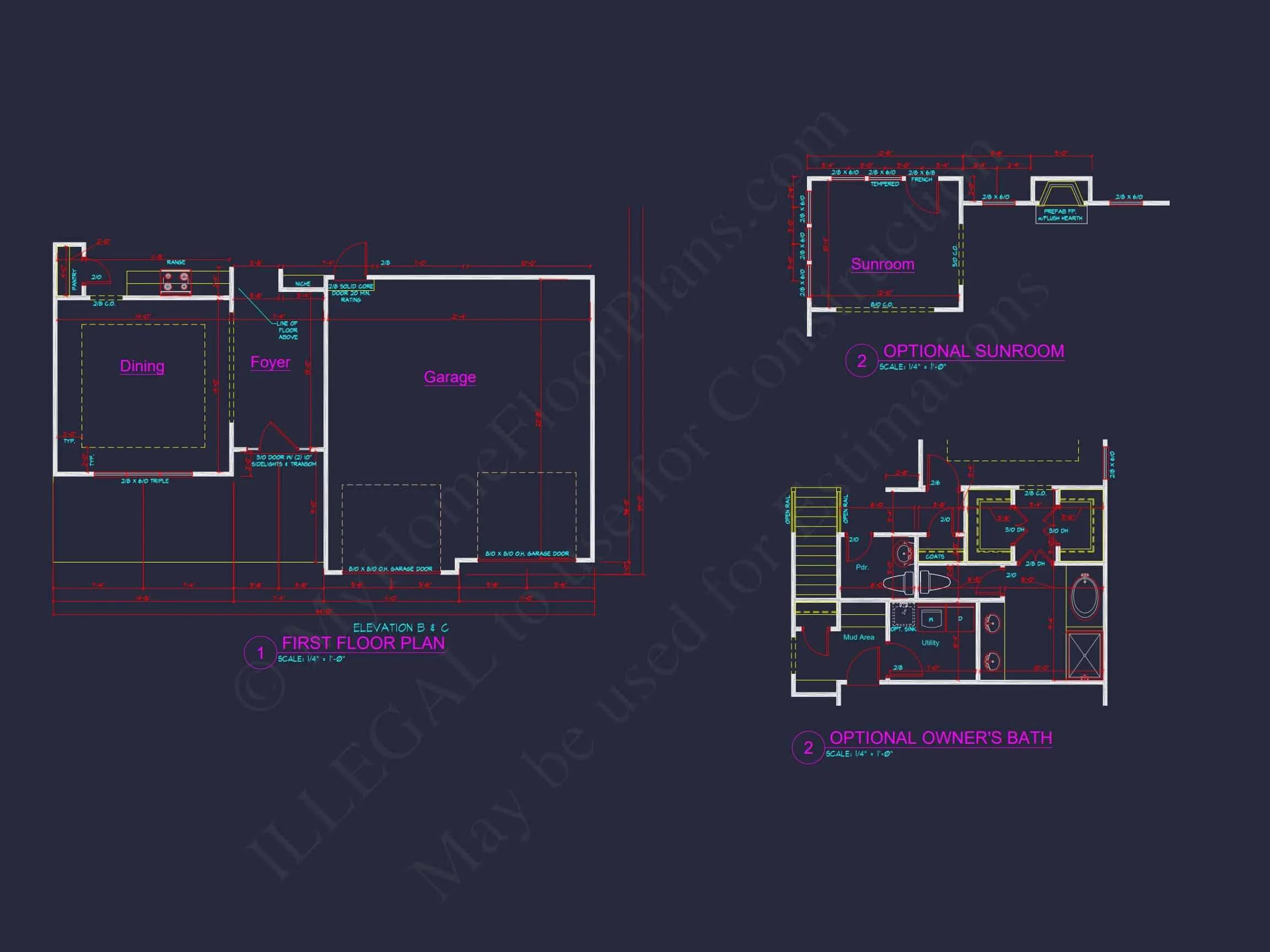 10-1561B HOUSE PLAN - House Plan Blueprint: Large Architecture Designs w/ CAD 22 house Plan Blueprint: Large Architecture Designs w/ CAD
