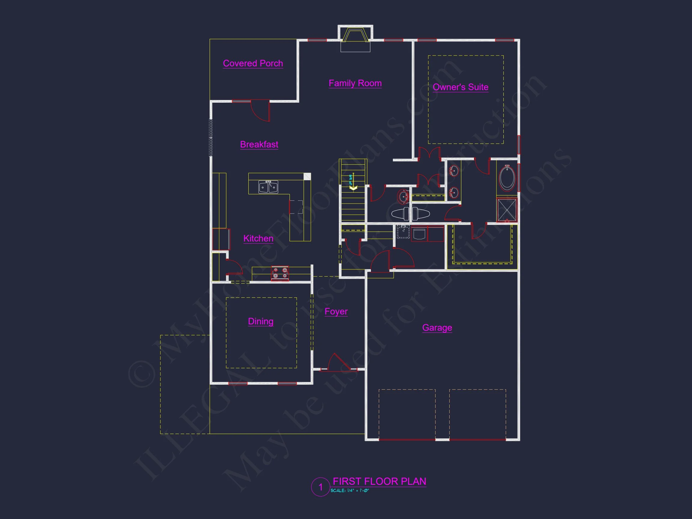 10-1561B HOUSE PLAN - House Plan Blueprint: Large Architecture Designs w/ CAD 17 house Plan Blueprint: Large Architecture Designs w/ CAD