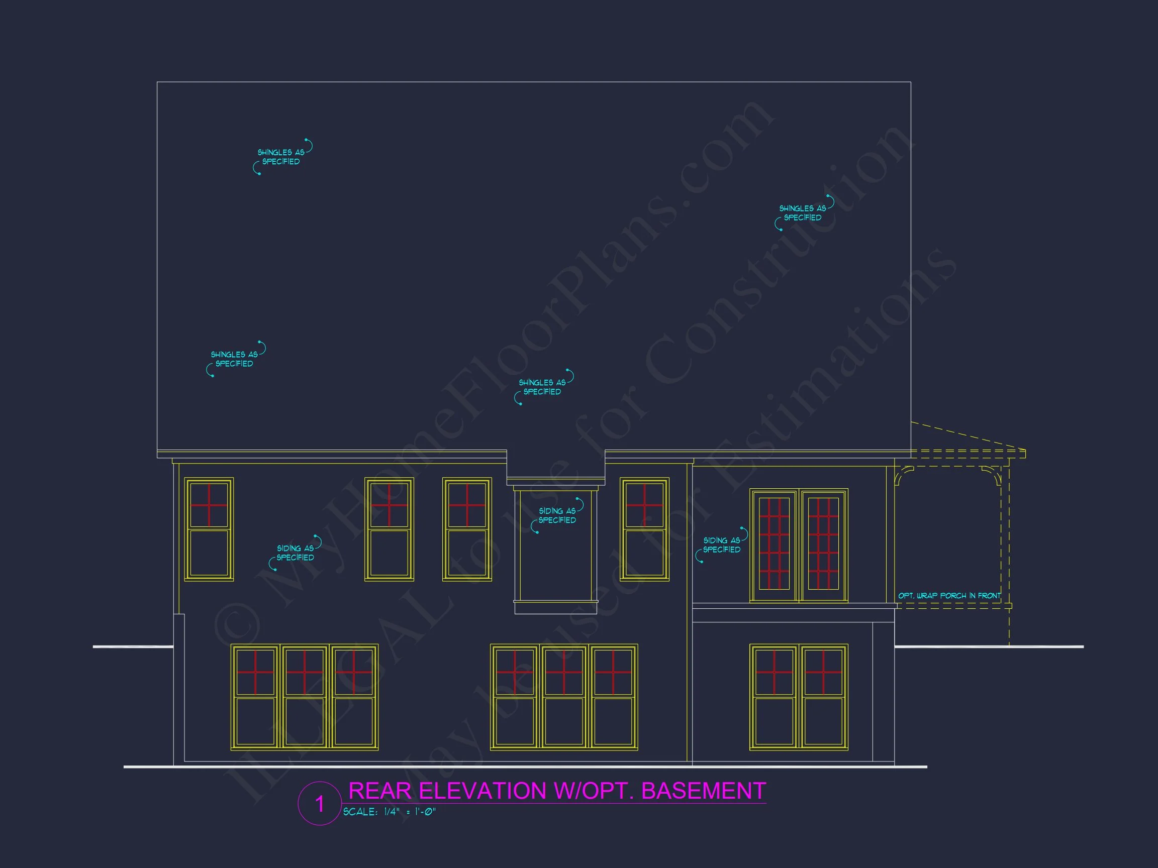 10-1561B HOUSE PLAN - House Plan Blueprint: Large Architecture Designs w/ CAD 12 house Plan Blueprint: Large Architecture Designs w/ CAD