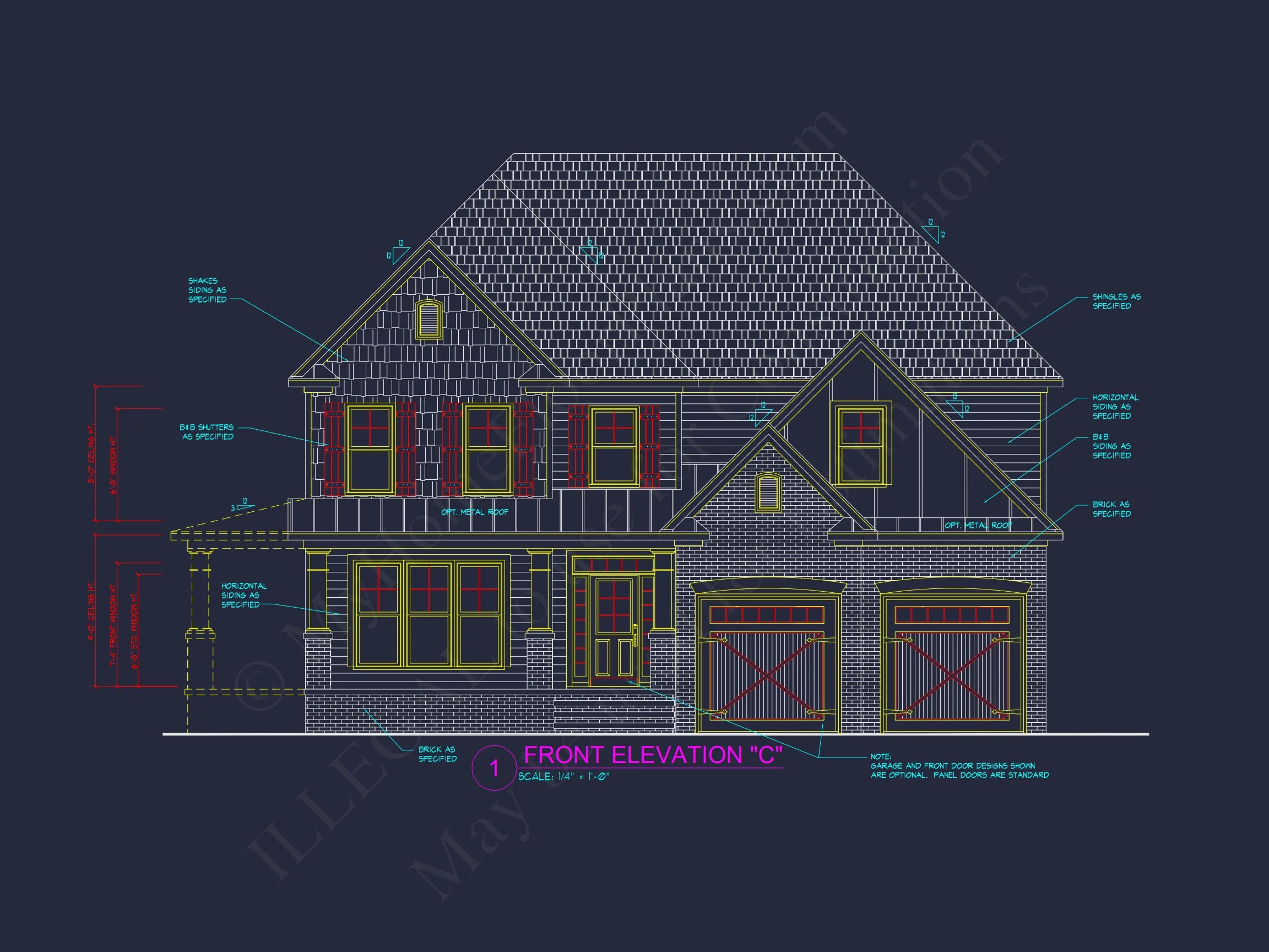 10-1561B HOUSE PLAN - House Plan Blueprint: Large Architecture Designs w/ CAD 9 house Plan Blueprint: Large Architecture Designs w/ CAD