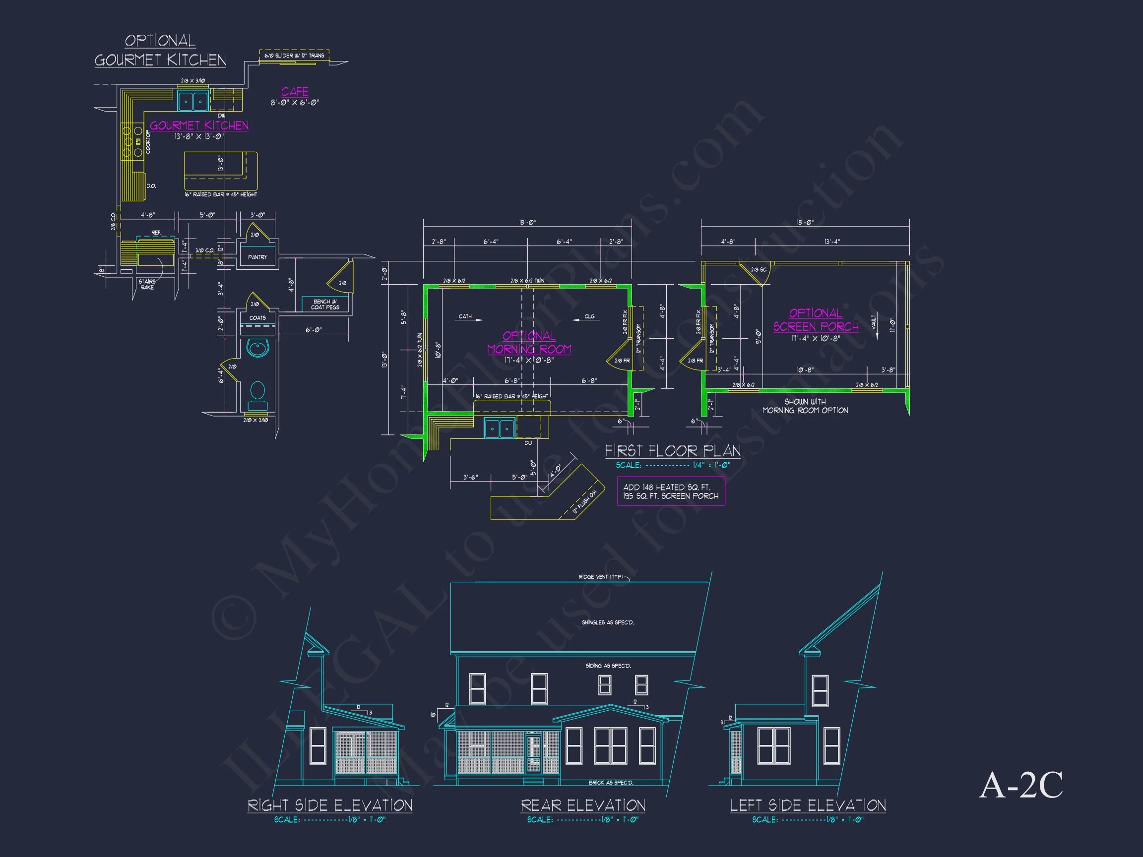 10-1546B HOUSE PLAN - Modern Craftsman House Plan with Spacious Floor Design and CAD Blueprint 40 Modern Craftsman house Plan with Spacious Floor Design and CAD Blueprint