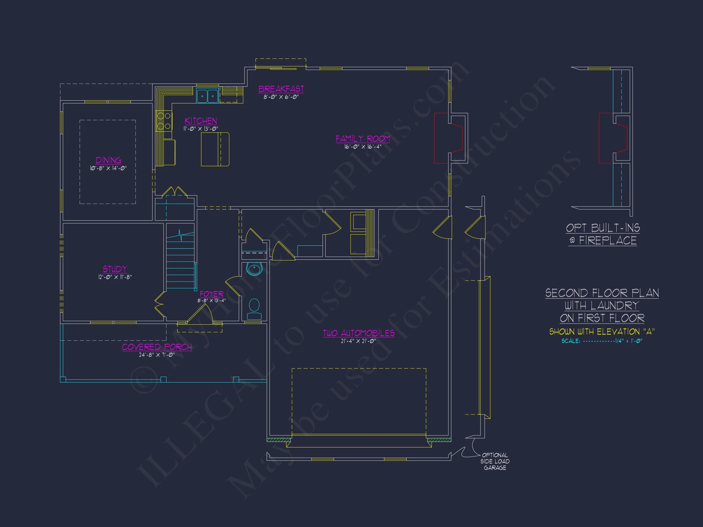 10-1546B HOUSE PLAN - Modern Craftsman House Plan with Spacious Floor Design and CAD Blueprint 37 Modern Craftsman house Plan with Spacious Floor Design and CAD Blueprint