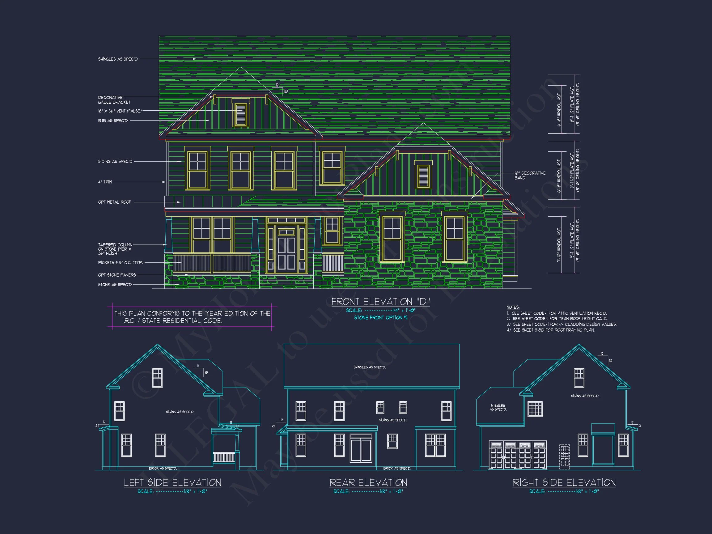 10-1546B HOUSE PLAN - Modern Craftsman House Plan with Spacious Floor Design and CAD Blueprint 32 Modern Craftsman house Plan with Spacious Floor Design and CAD Blueprint