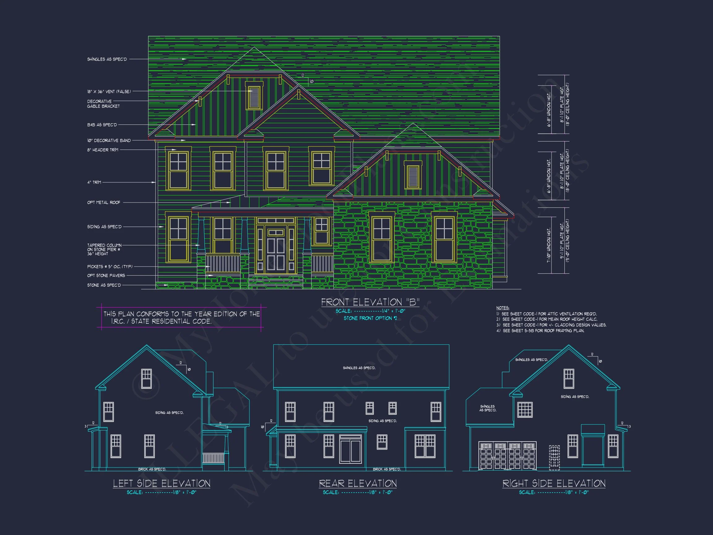 10-1546B HOUSE PLAN - Modern Craftsman House Plan with Spacious Floor Design and CAD Blueprint 30 Modern Craftsman house Plan with Spacious Floor Design and CAD Blueprint