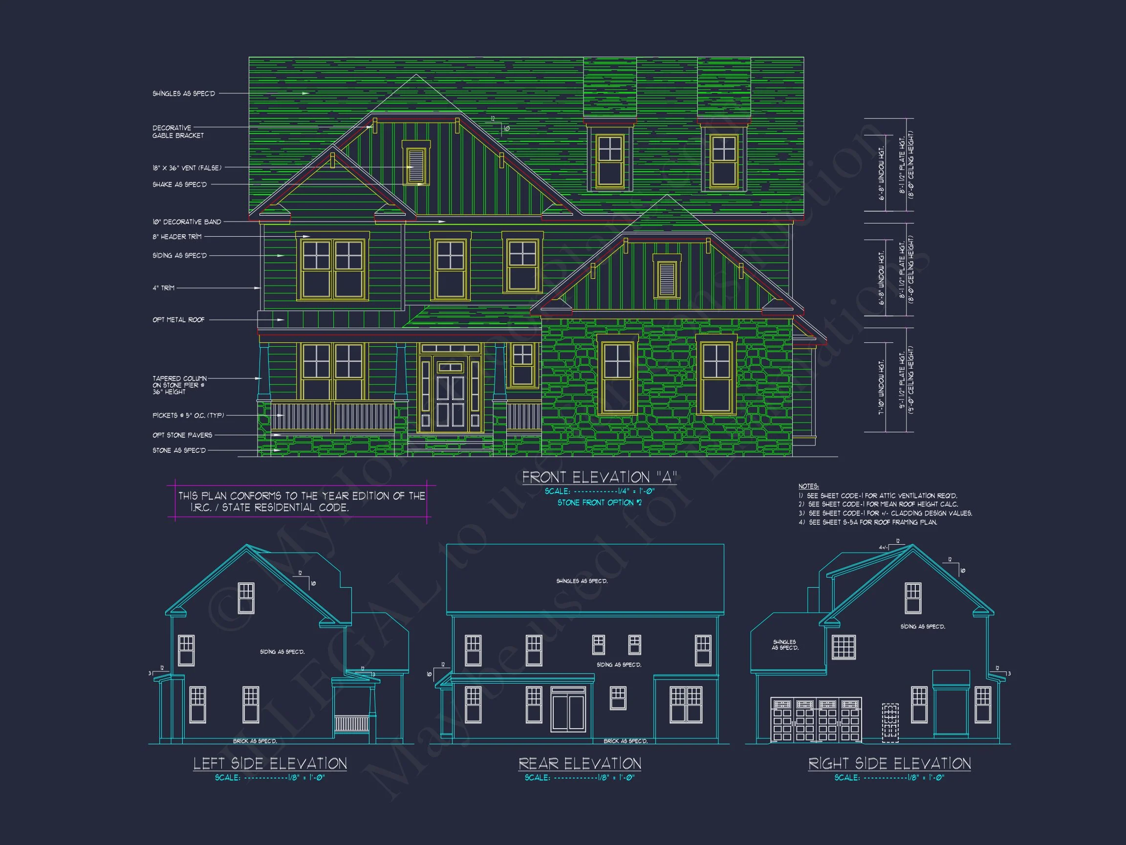 10-1546B HOUSE PLAN - Modern Craftsman House Plan with Spacious Floor Design and CAD Blueprint 29 Modern Craftsman house Plan with Spacious Floor Design and CAD Blueprint