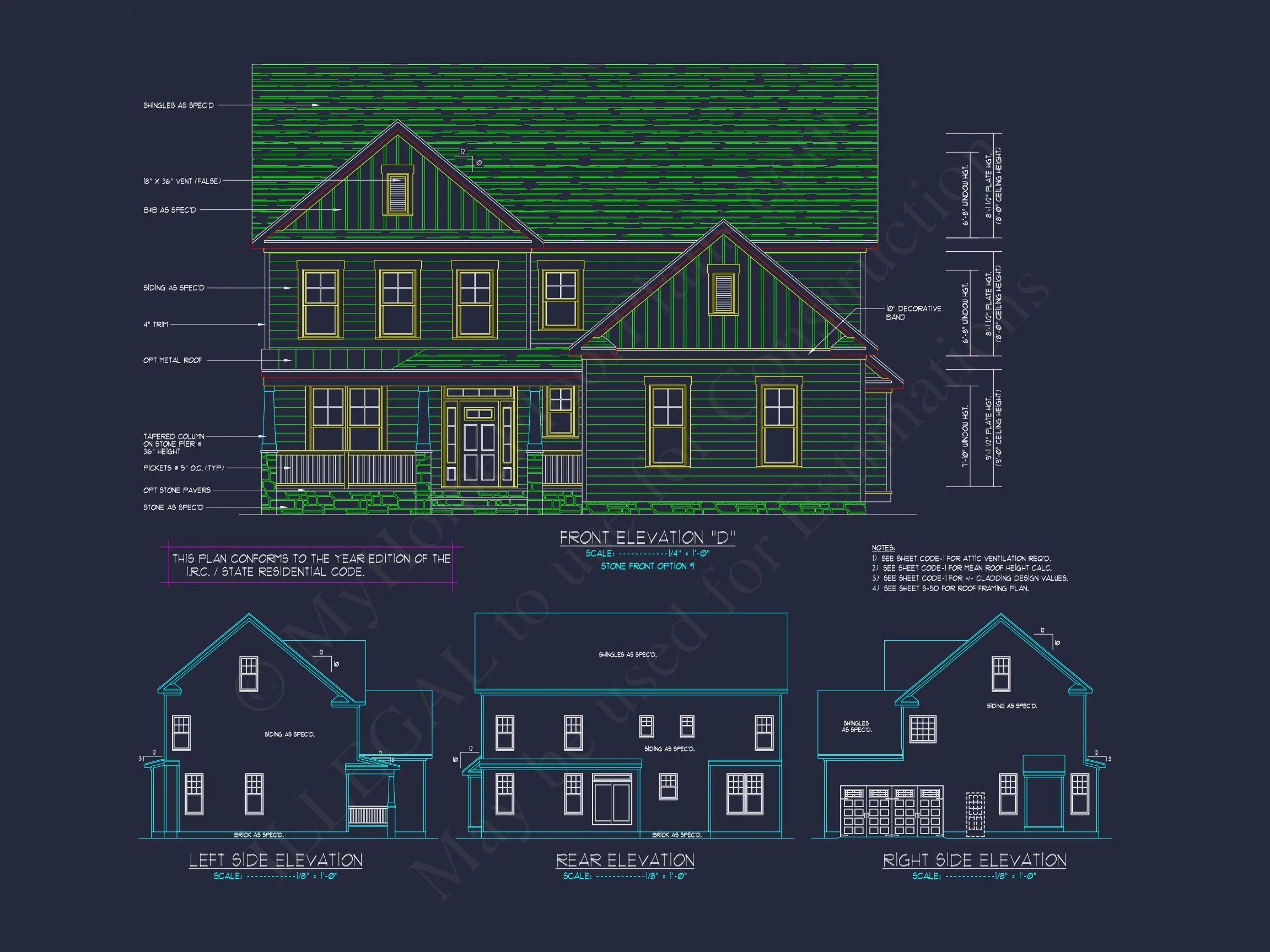 10-1546B HOUSE PLAN - Modern Craftsman House Plan with Spacious Floor Design and CAD Blueprint 27 Modern Craftsman house Plan with Spacious Floor Design and CAD Blueprint