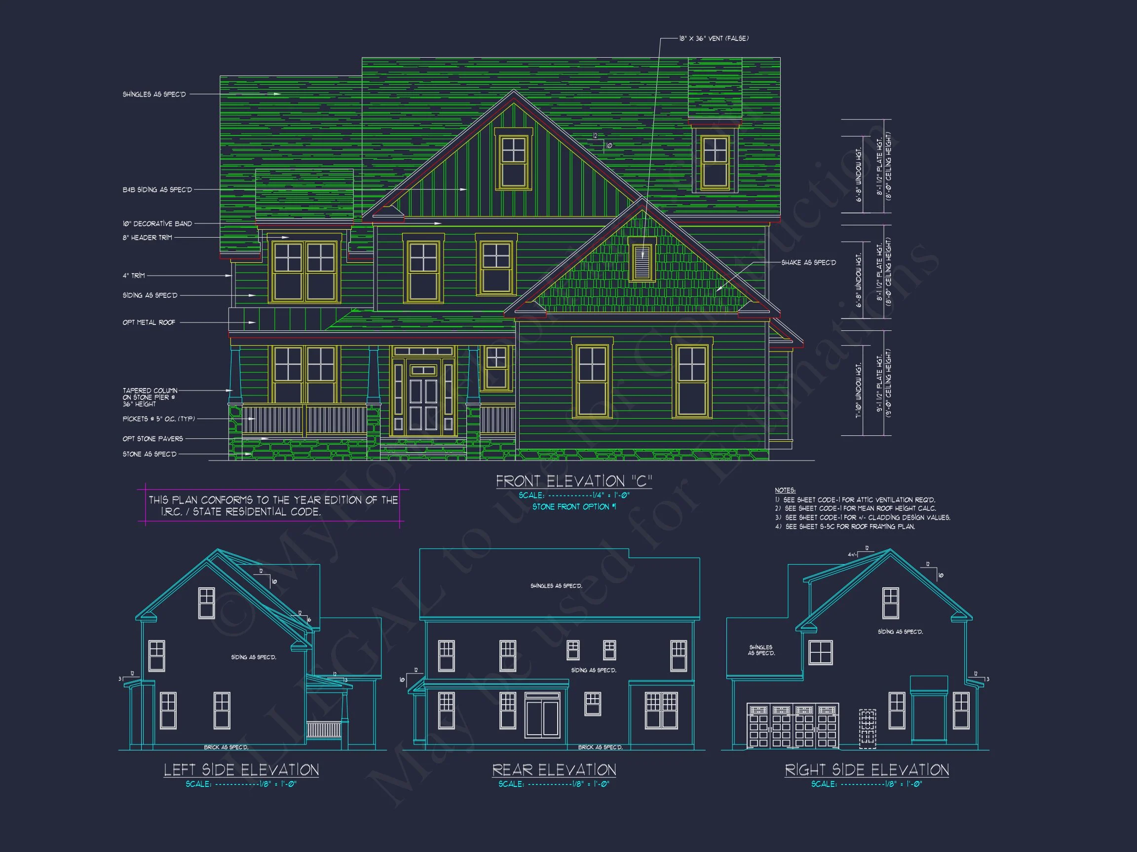 10-1546B HOUSE PLAN - Modern Craftsman House Plan with Spacious Floor Design and CAD Blueprint 26 Modern Craftsman house Plan with Spacious Floor Design and CAD Blueprint