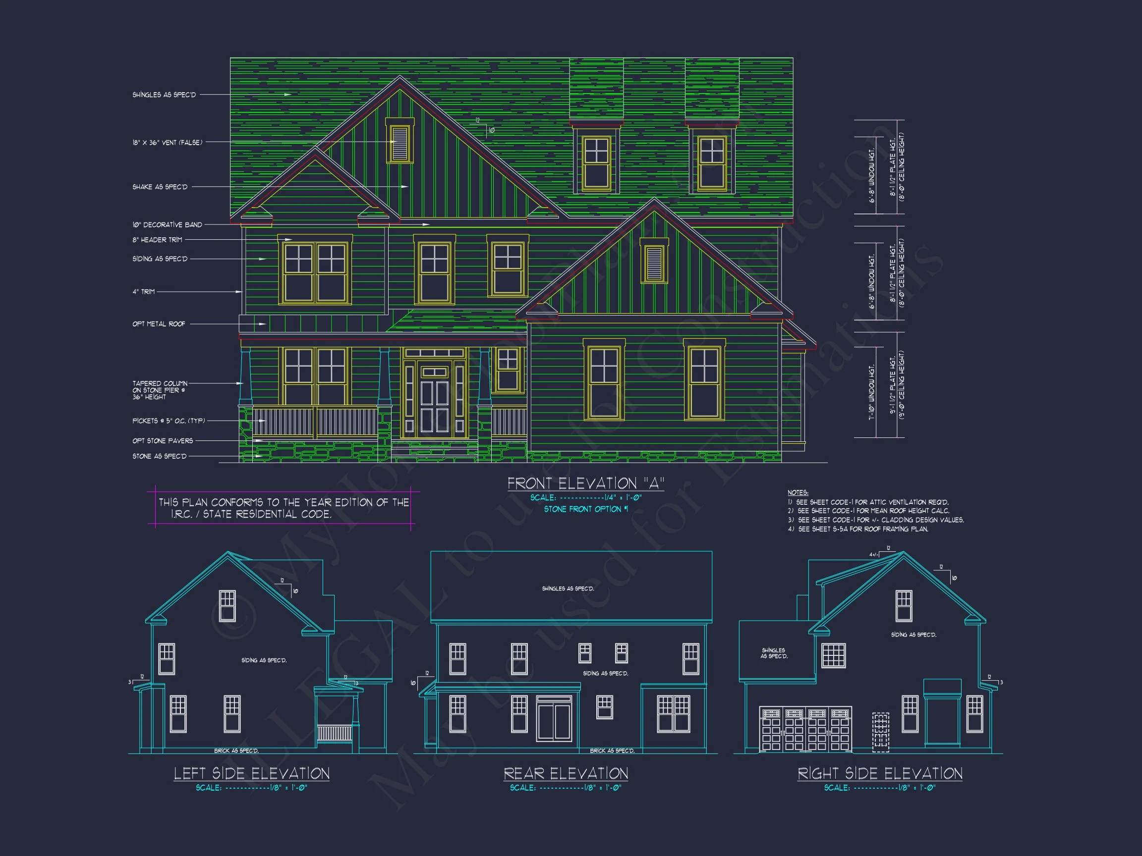 10-1546B HOUSE PLAN - Modern Craftsman House Plan with Spacious Floor Design and CAD Blueprint 24 Modern Craftsman house Plan with Spacious Floor Design and CAD Blueprint