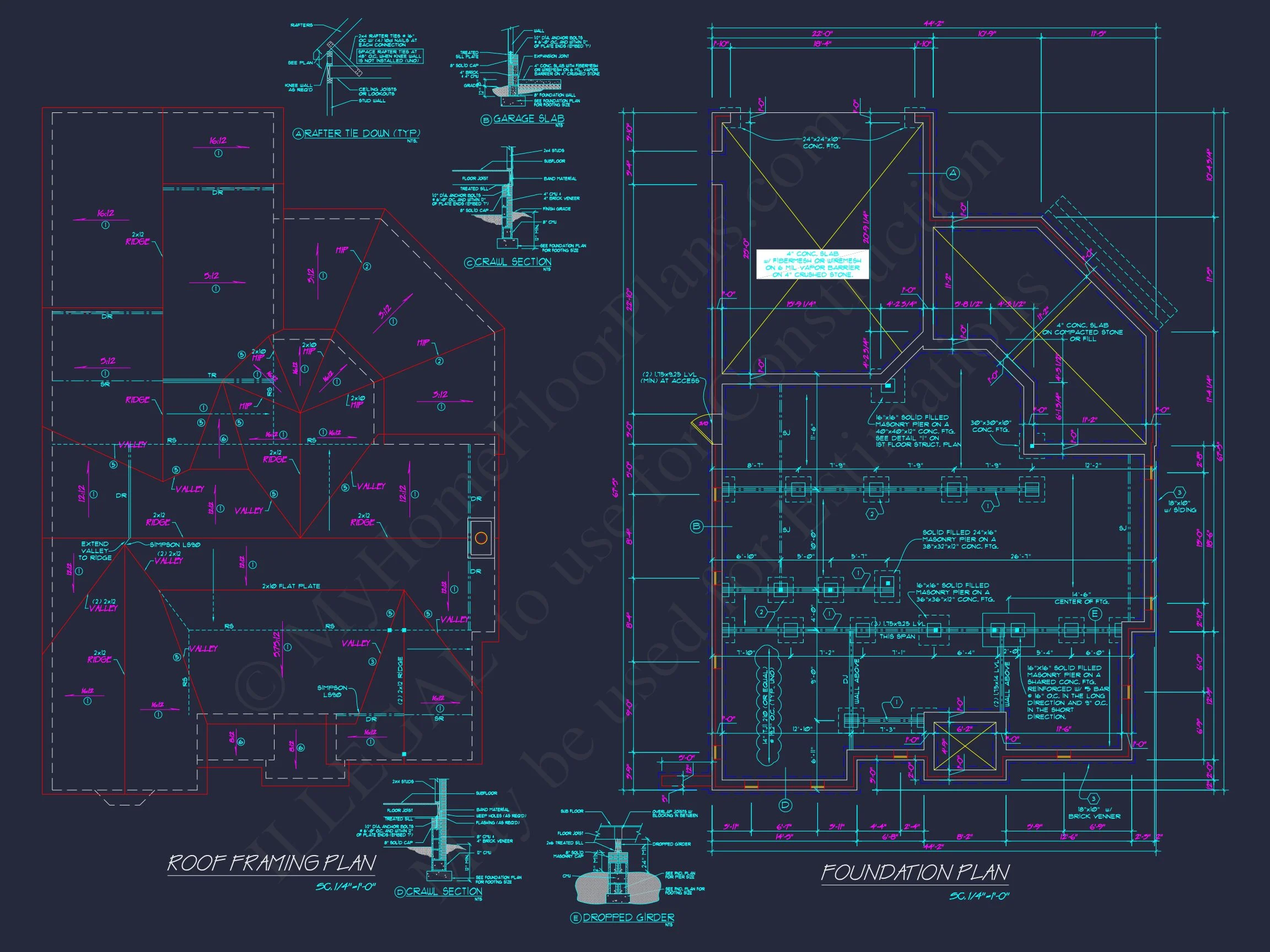 10-1517 HOUSE PLAN - Traditional 2-Story House Plan & Blueprint Designs (2547 Sq Ft) 11 Traditional 2-Story house Plan & Blueprint Designs (2547 Sq Ft)