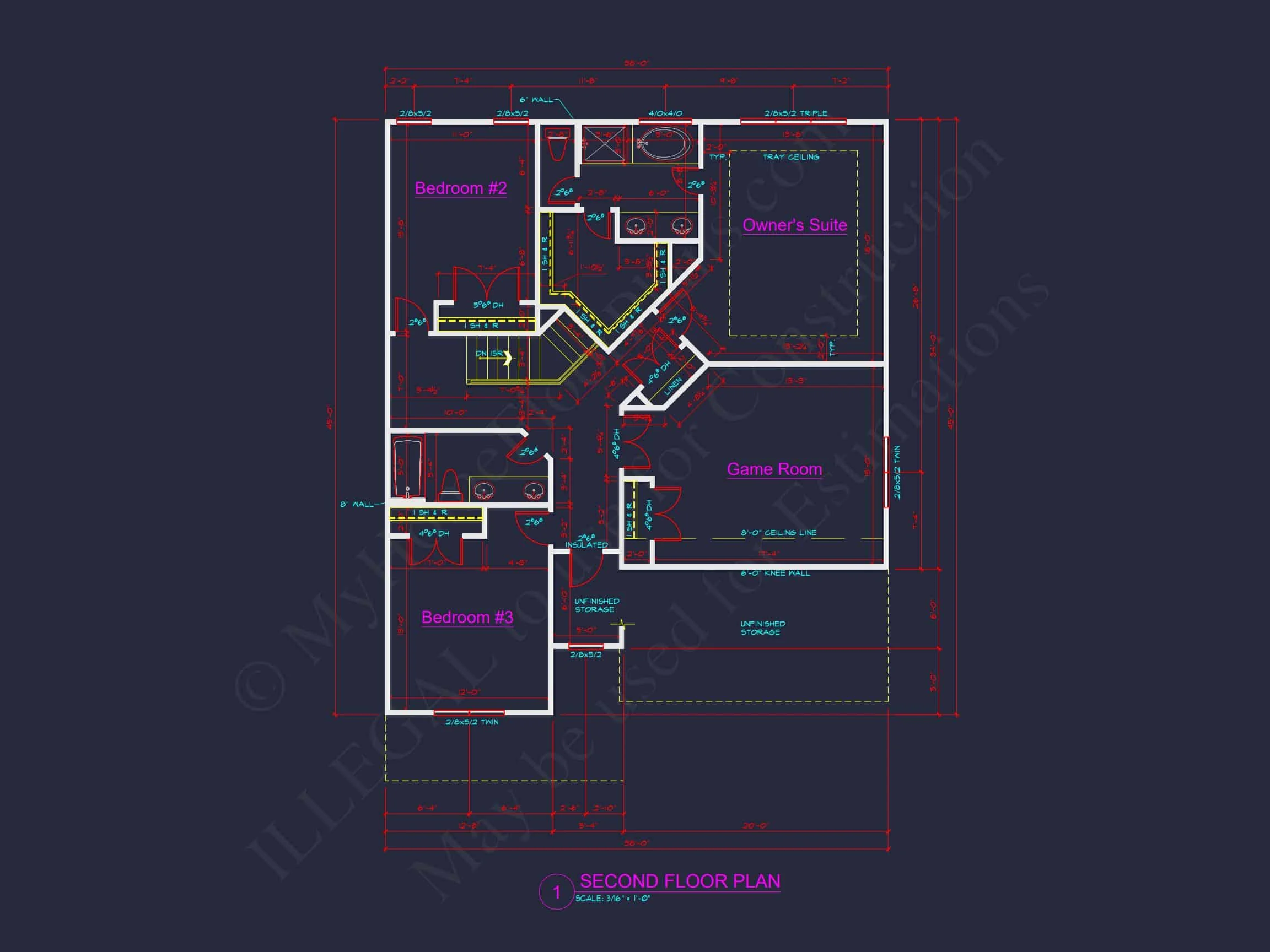 10-1397 HOUSE PLAN - Modern Craftsman House Plan 10-1397 – 3 Beds, 2,650 Sq Ft 13 Modern Craftsman house Plan: Floor Plans, CAD & Designs