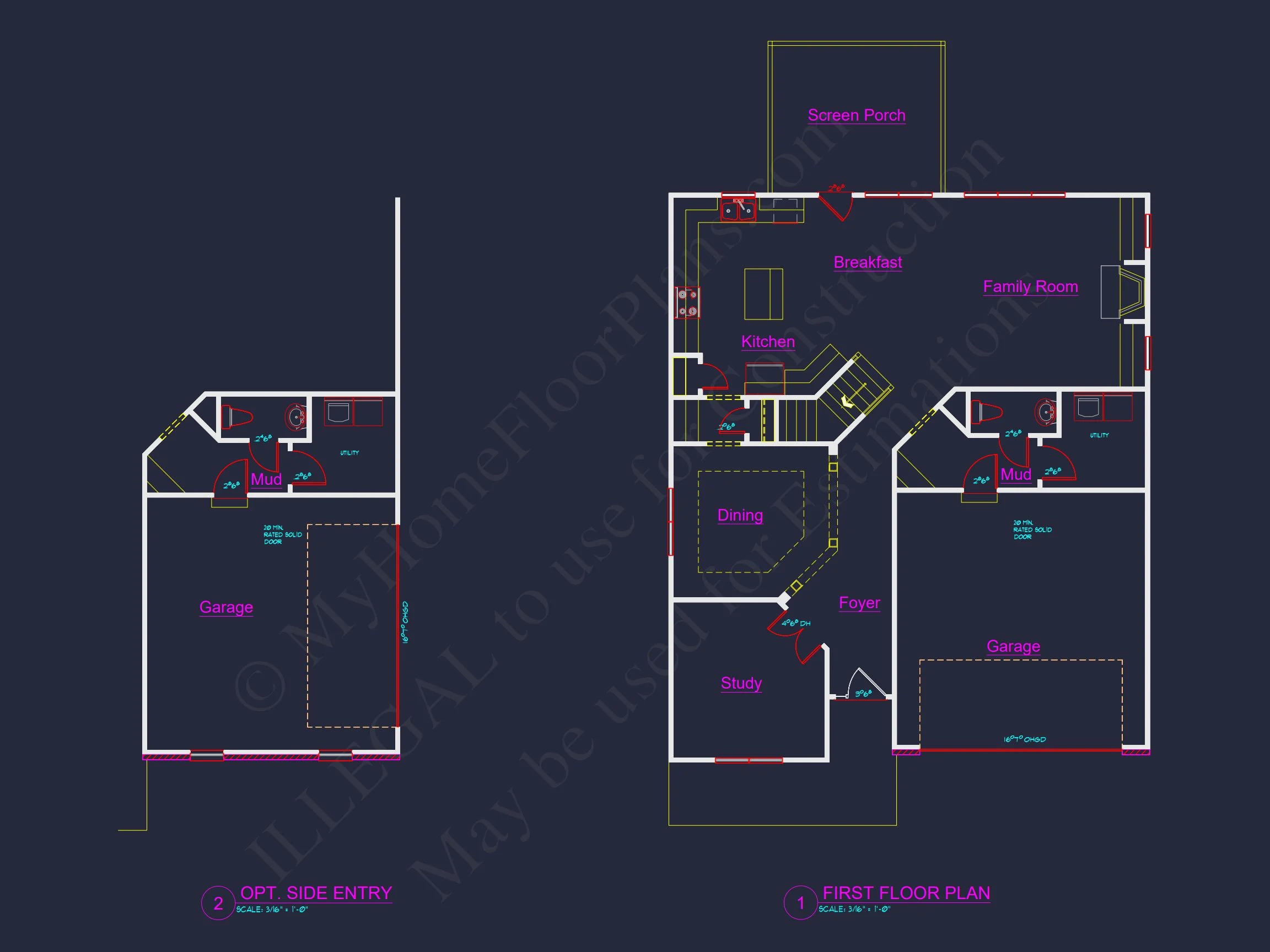 10-1397 HOUSE PLAN - Modern Craftsman House Plan 10-1397 – 3 Beds, 2,650 Sq Ft 9 Modern Craftsman house Plan: Floor Plans, CAD & Designs