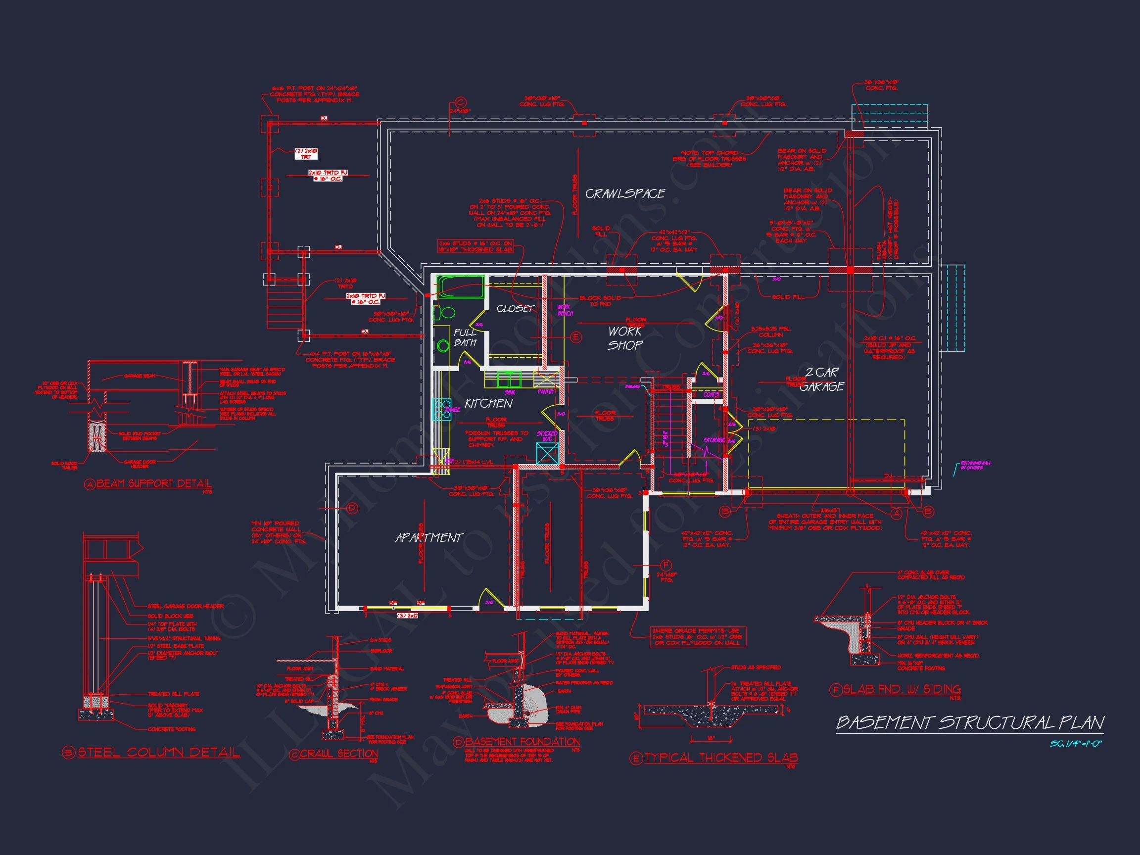 10-1385 HOUSE PLAN - Colonial Revival (Georgian) Home Plan – 4 Beds, 6,341 Sq Ft 15 Traditional Farmhouse house Plan w/Basement & Garage - 6, 341 SqFt
