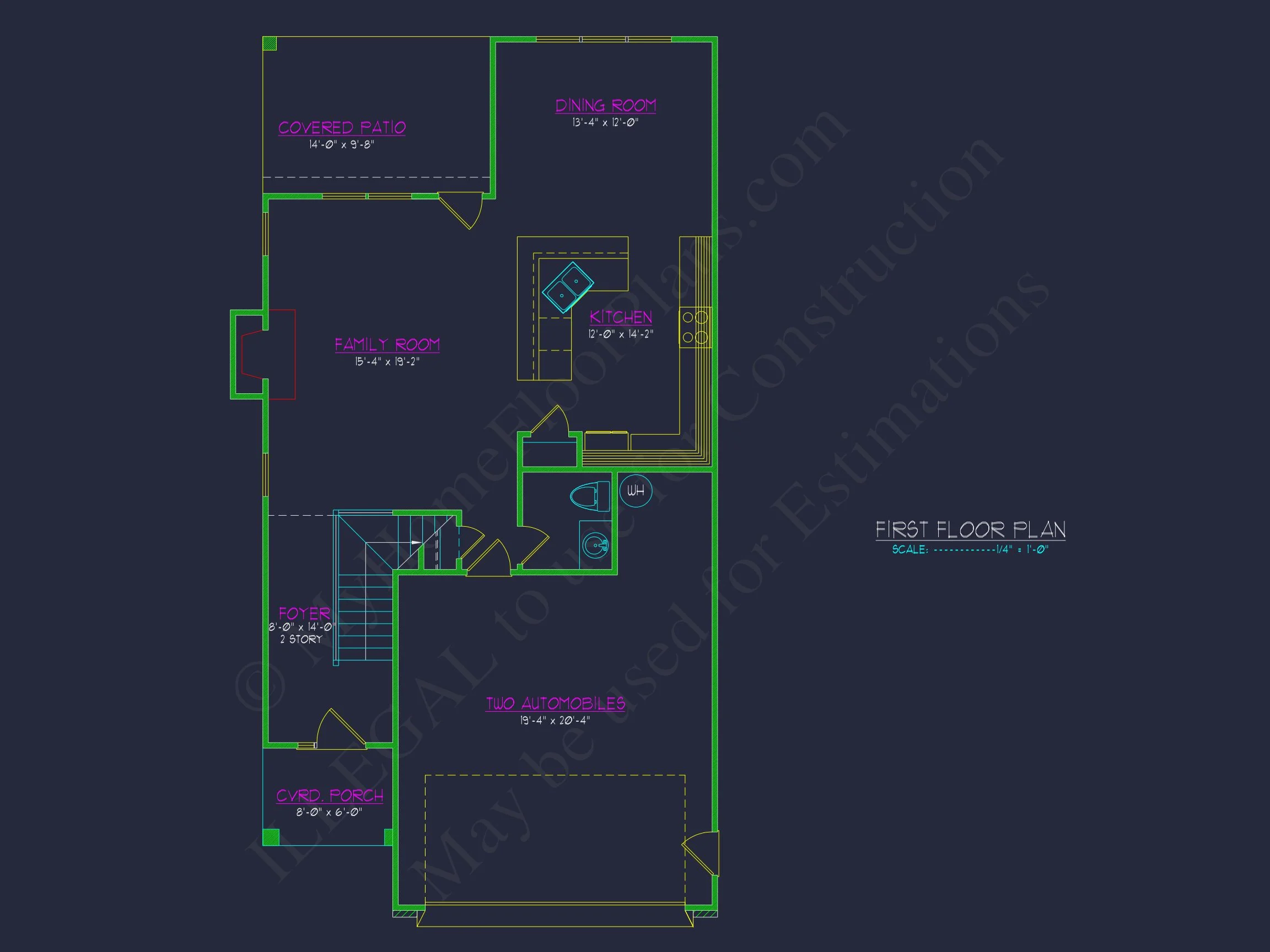 10-1354 HOUSE PLAN - Neo-Colonial 2-Story House Plan – 3 Bed, 1,861 Sq Ft with Craftsman Charm 5 Efficient house Plan CAD Blueprint for Traditional Designs