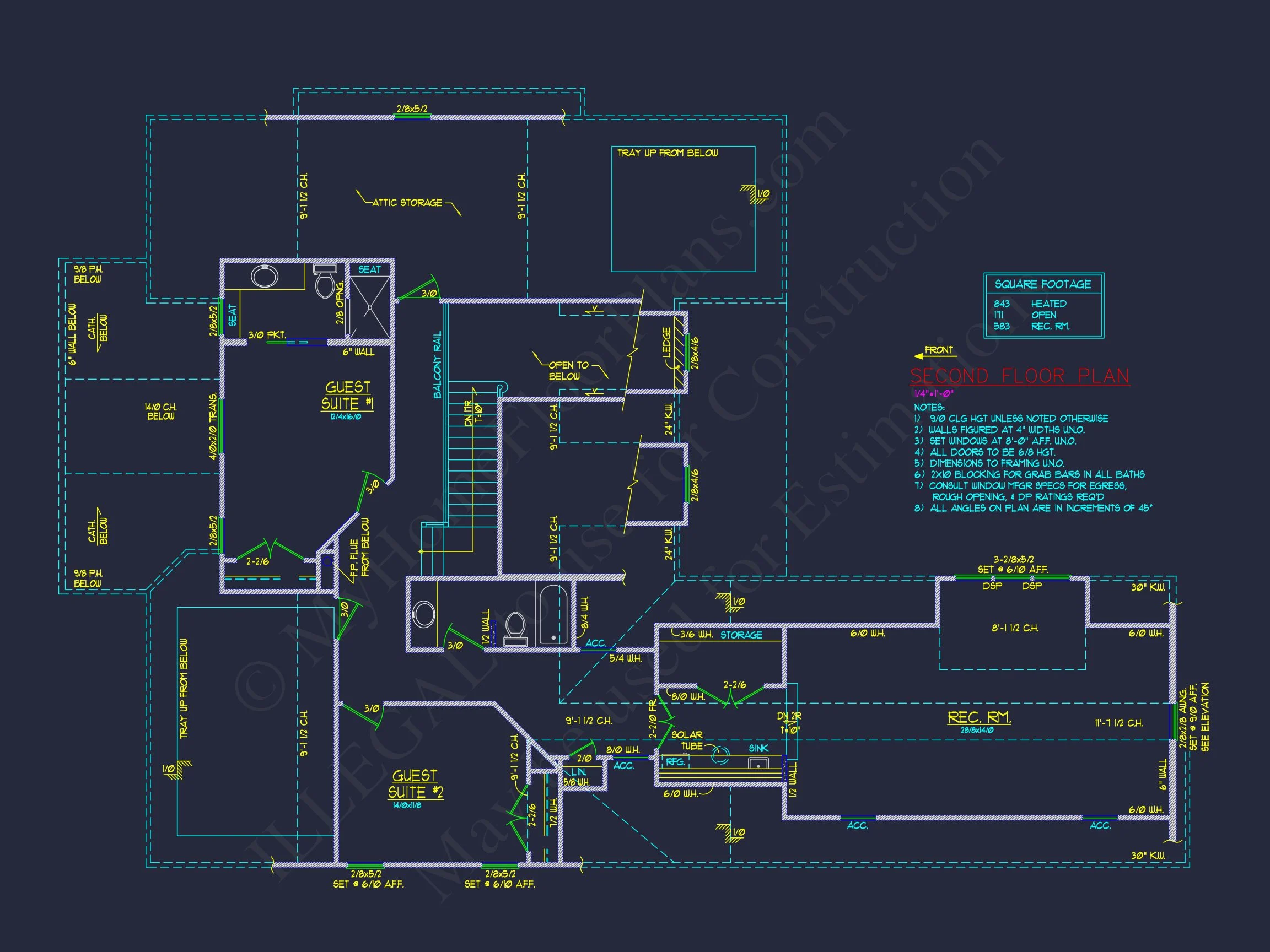 10-1343 HOUSE PLAN - Elegant House Plan with CAD Designs and Floor Blueprint 11 Elegant house Plan with CAD Designs and Floor Blueprint