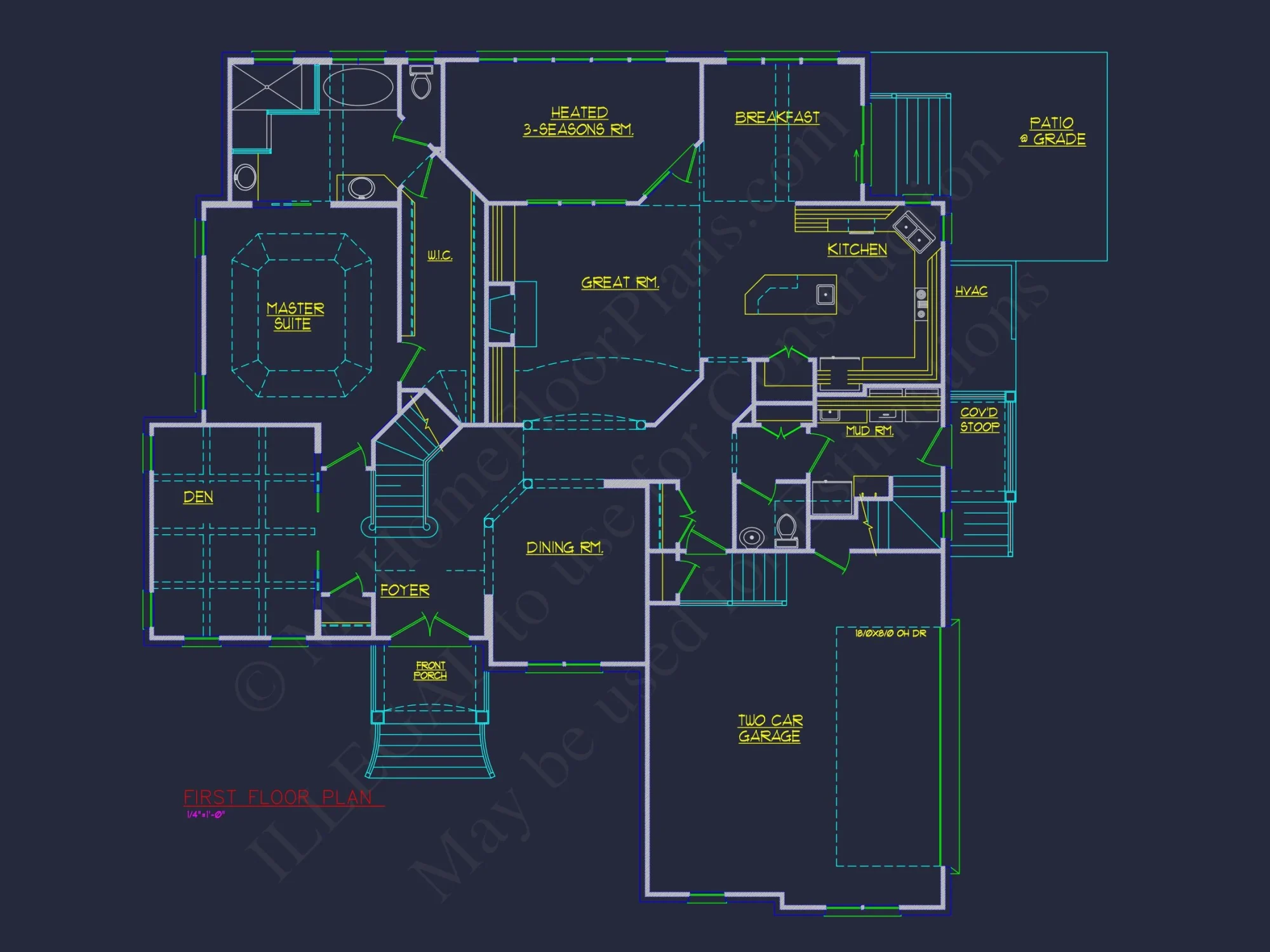 Explore a Classic 2-Story house Design with Detailed CAD Blueprint