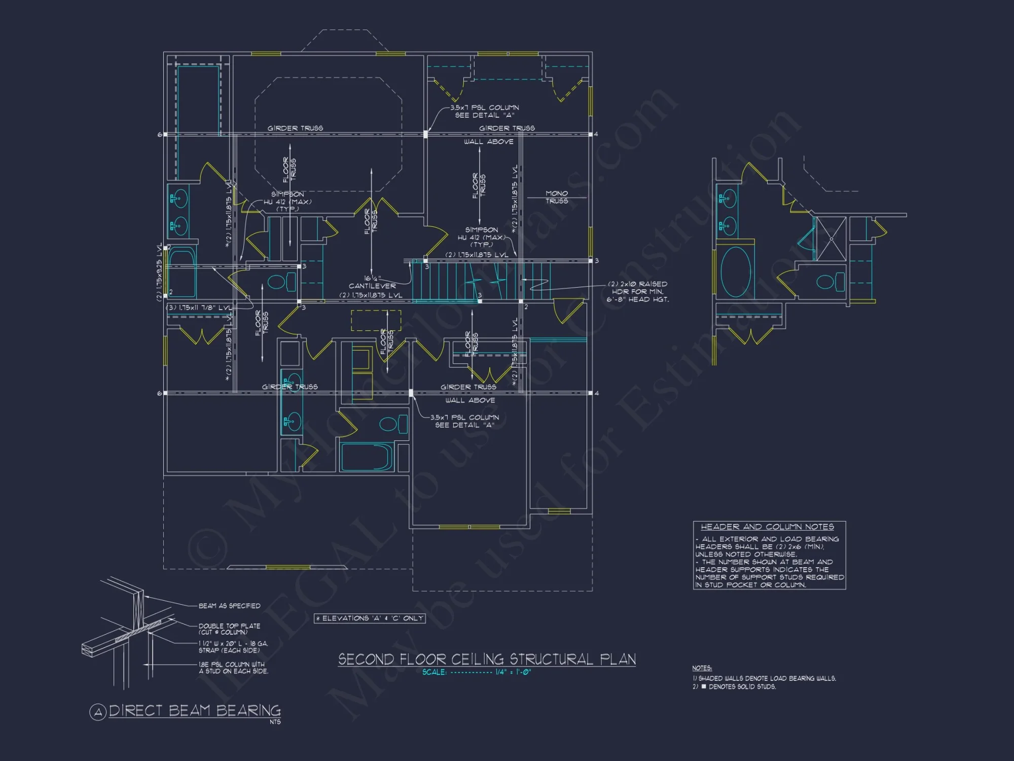 house Plan with 4 Beds, 2 Story, 2 Garage & Advanced Designs
