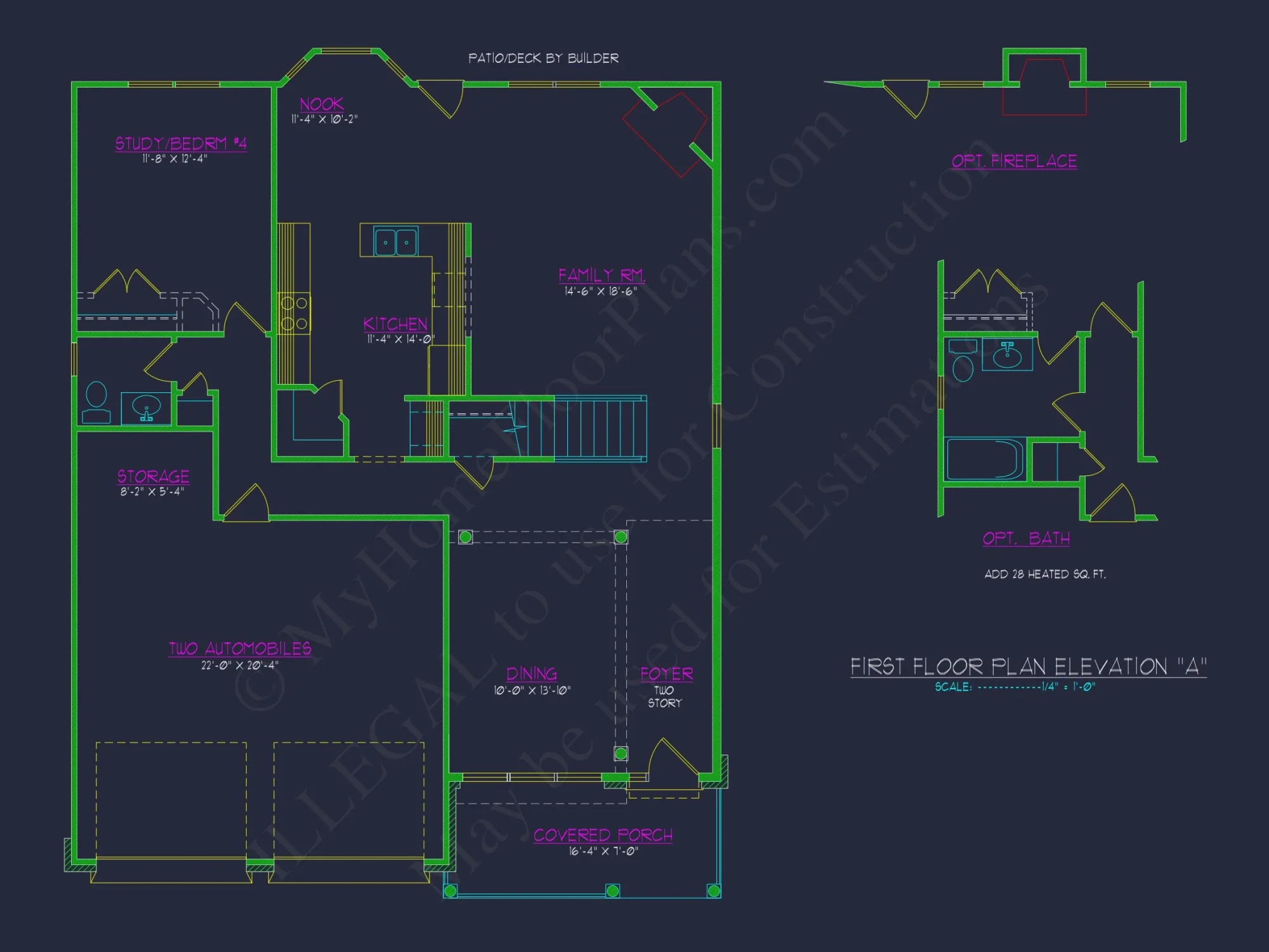 house Plan with 4 Beds, 2 Story, 2 Garage & Advanced Designs