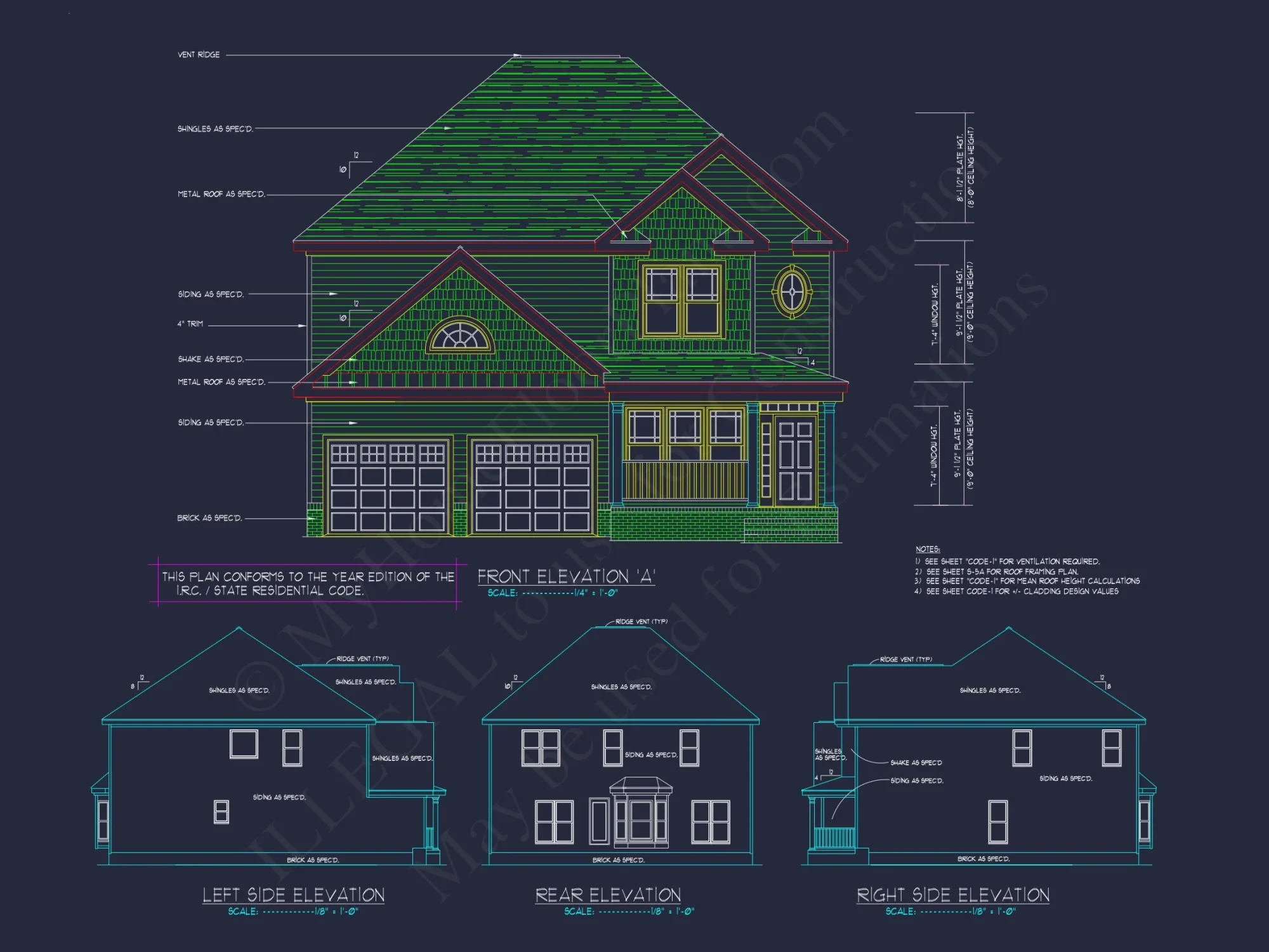 house Plan with 4 Beds, 2 Story, 2 Garage & Advanced Designs