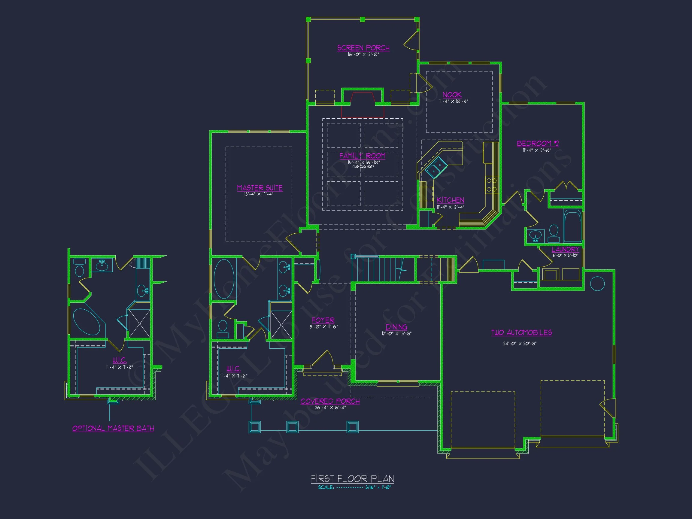 10-1234 HOUSE PLAN - 2-Story Transitional Craftsman Cottage – 4 Bed, 3 Bath, 2,600+ Sq. Ft. 7 Stunning 4-Bedroom house Floor Plan with Elegant CAD Designs