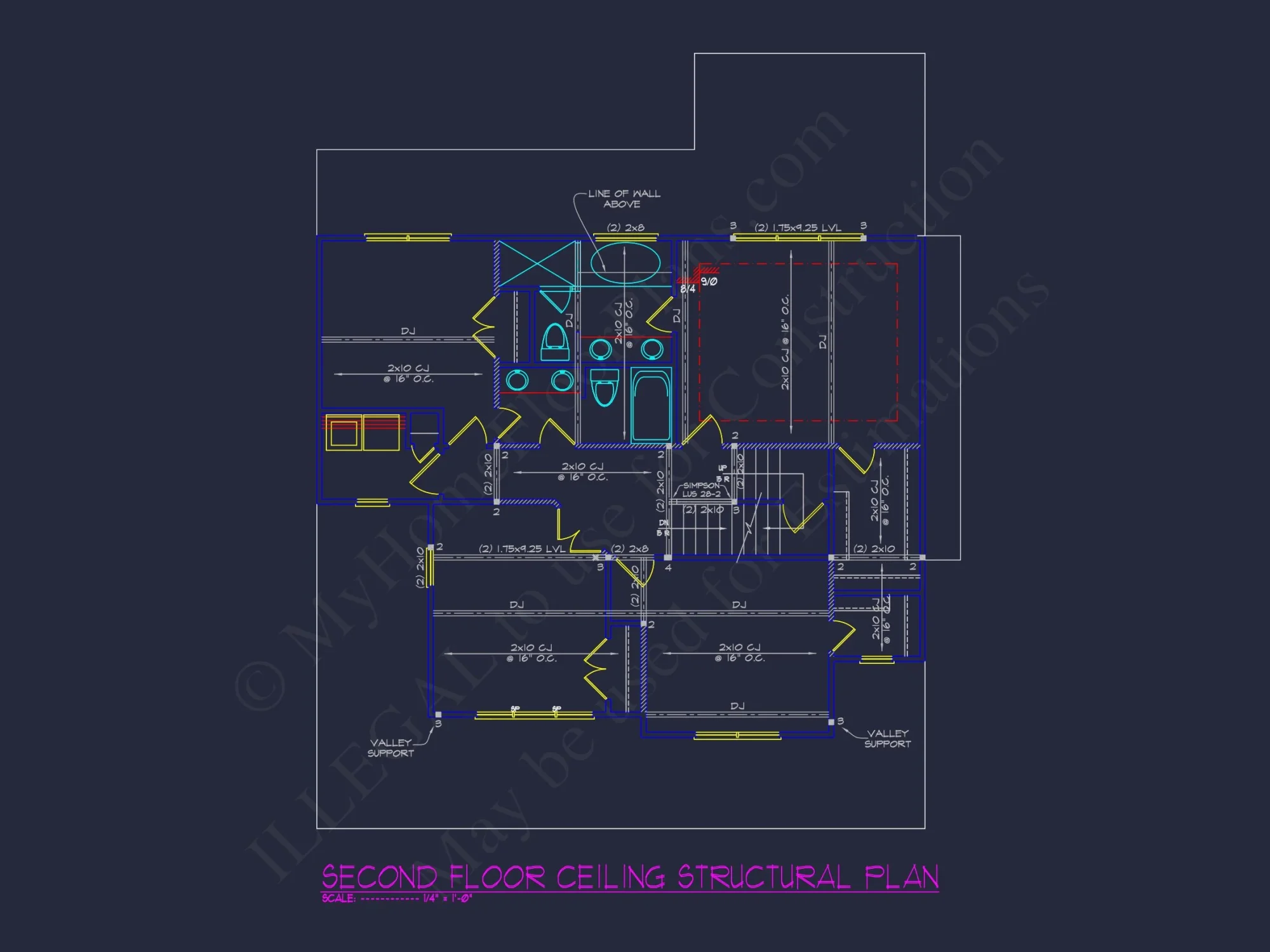 Stylish house Plan with 2.5 Stories, Blueprint, and CAD Designs