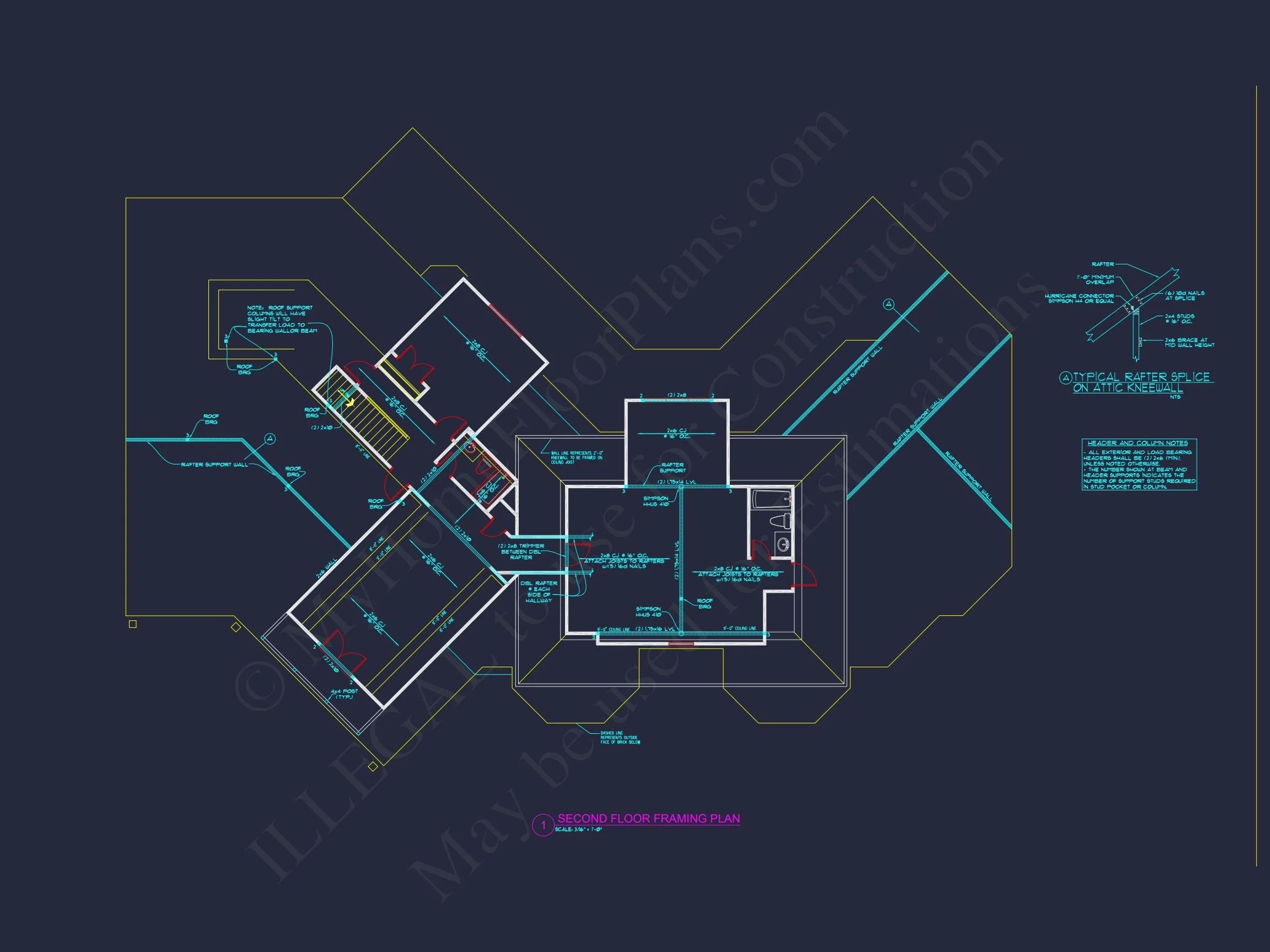 9-1684 HOUSE PLAN - French Country House Plan - 2 Story, 3 Bed, 3 Bath Blueprint Design 12 French Country house Plan - 2 Story, 3 Bed, 3 Bath Blueprint Design