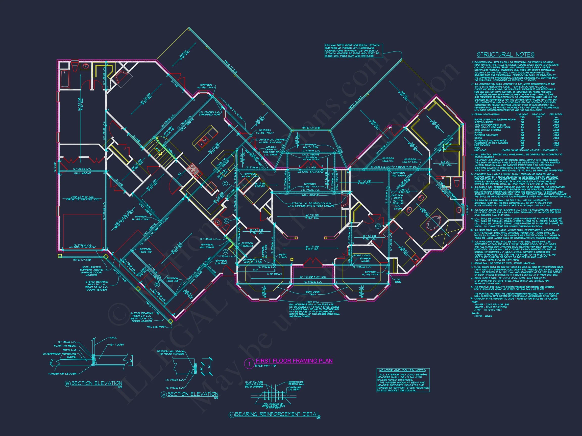 9-1684 HOUSE PLAN - French Country House Plan - 2 Story, 3 Bed, 3 Bath Blueprint Design 11 French Country house Plan - 2 Story, 3 Bed, 3 Bath Blueprint Design