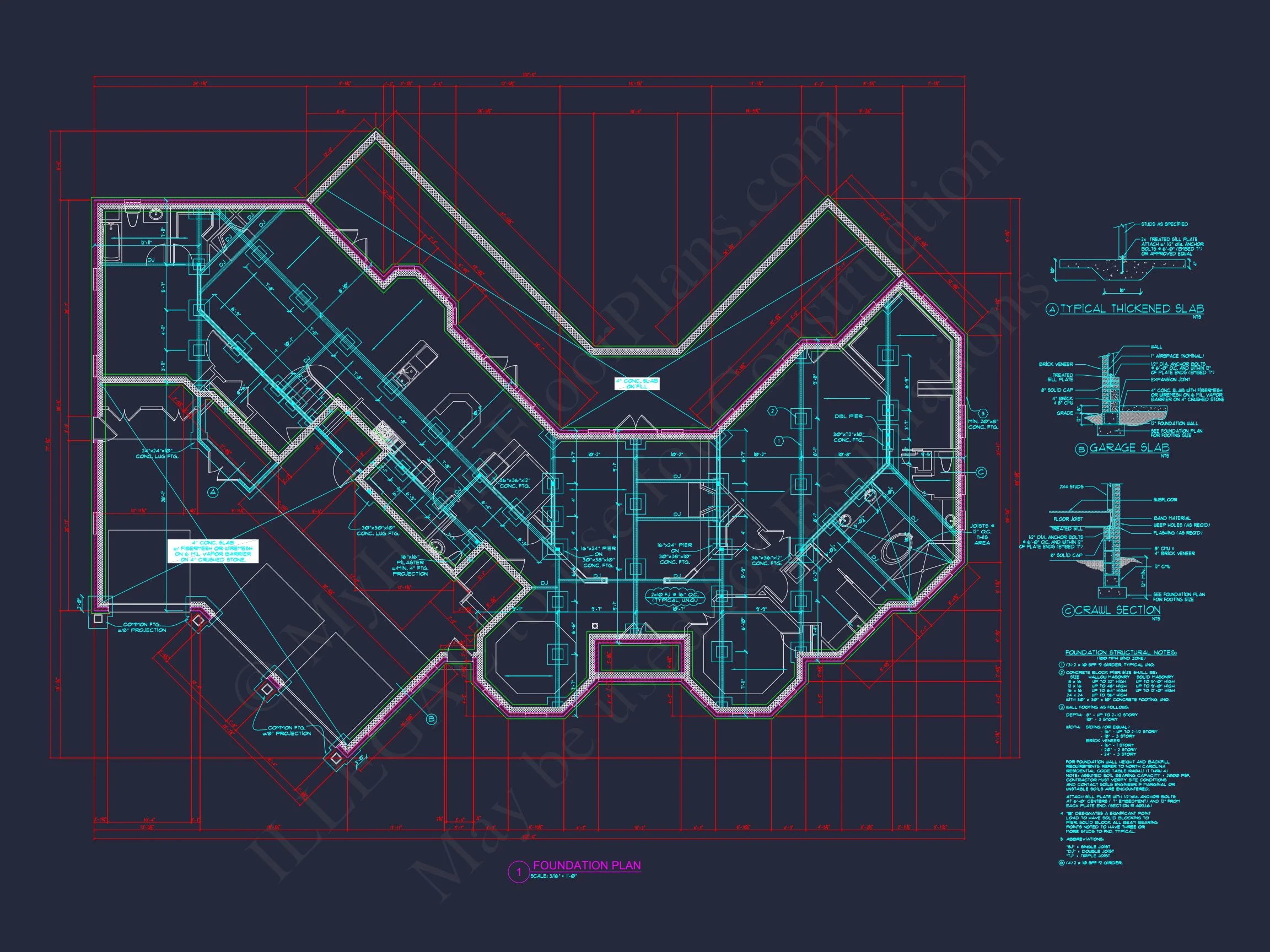 9-1684 HOUSE PLAN - French Country House Plan - 2 Story, 3 Bed, 3 Bath Blueprint Design 10 French Country house Plan - 2 Story, 3 Bed, 3 Bath Blueprint Design