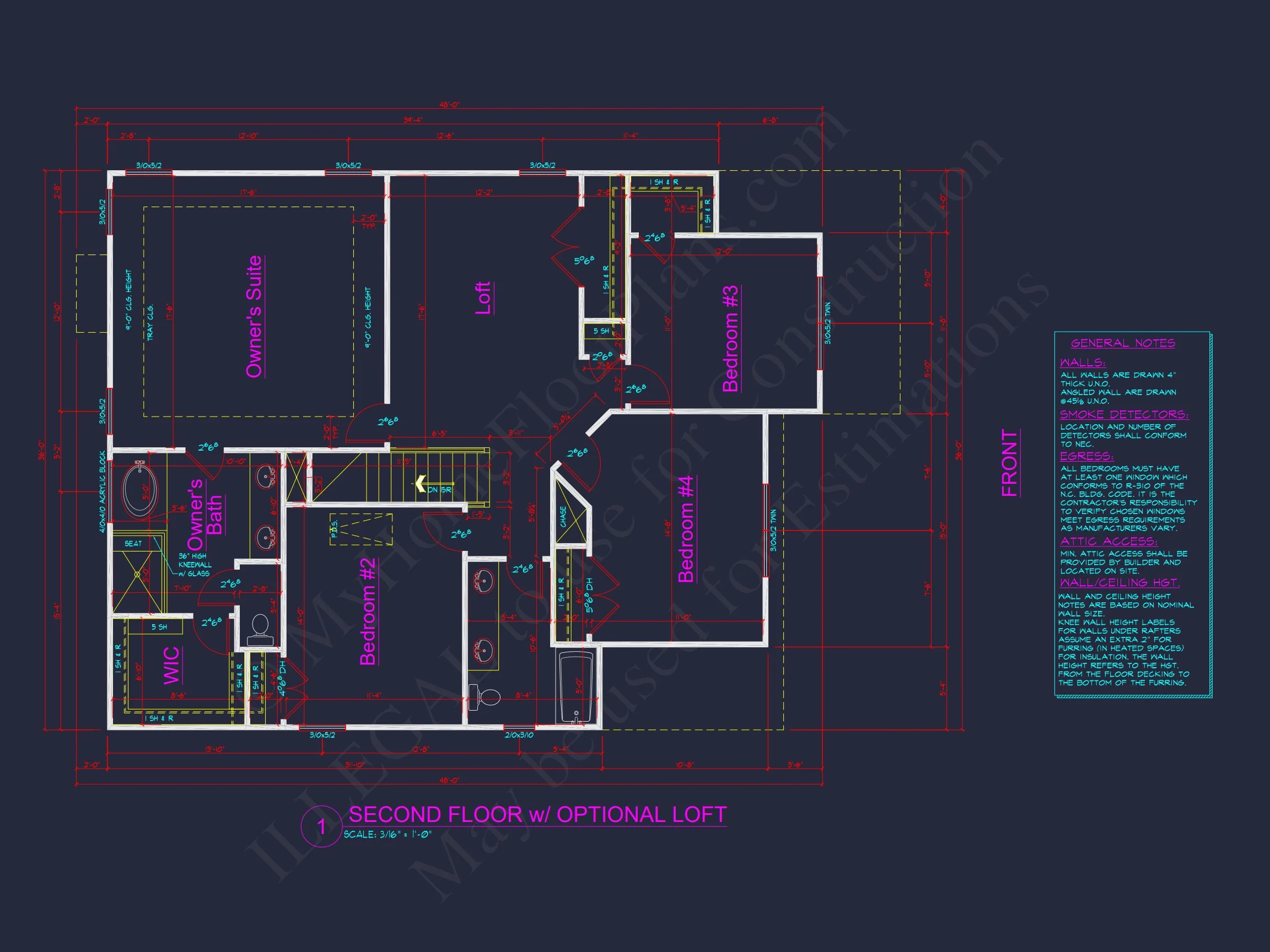 9-1650 HOUSE PLAN - Modern Craftsman House Plan with Detailed Floor Plans and CAD Designs 6 Modern Craftsman house Plan with Detailed Floor Plans and CAD Designs