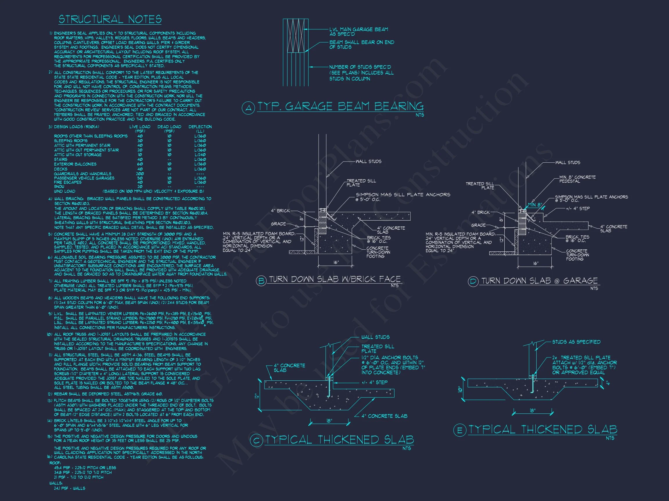 9-1202B HOUSE PLAN - Craftsman house plan with 2,525 heated sq. ft., 2 stories, 4 beds 10 Modern Craftsman house Plan with Open Floor Layout and CAD Designs