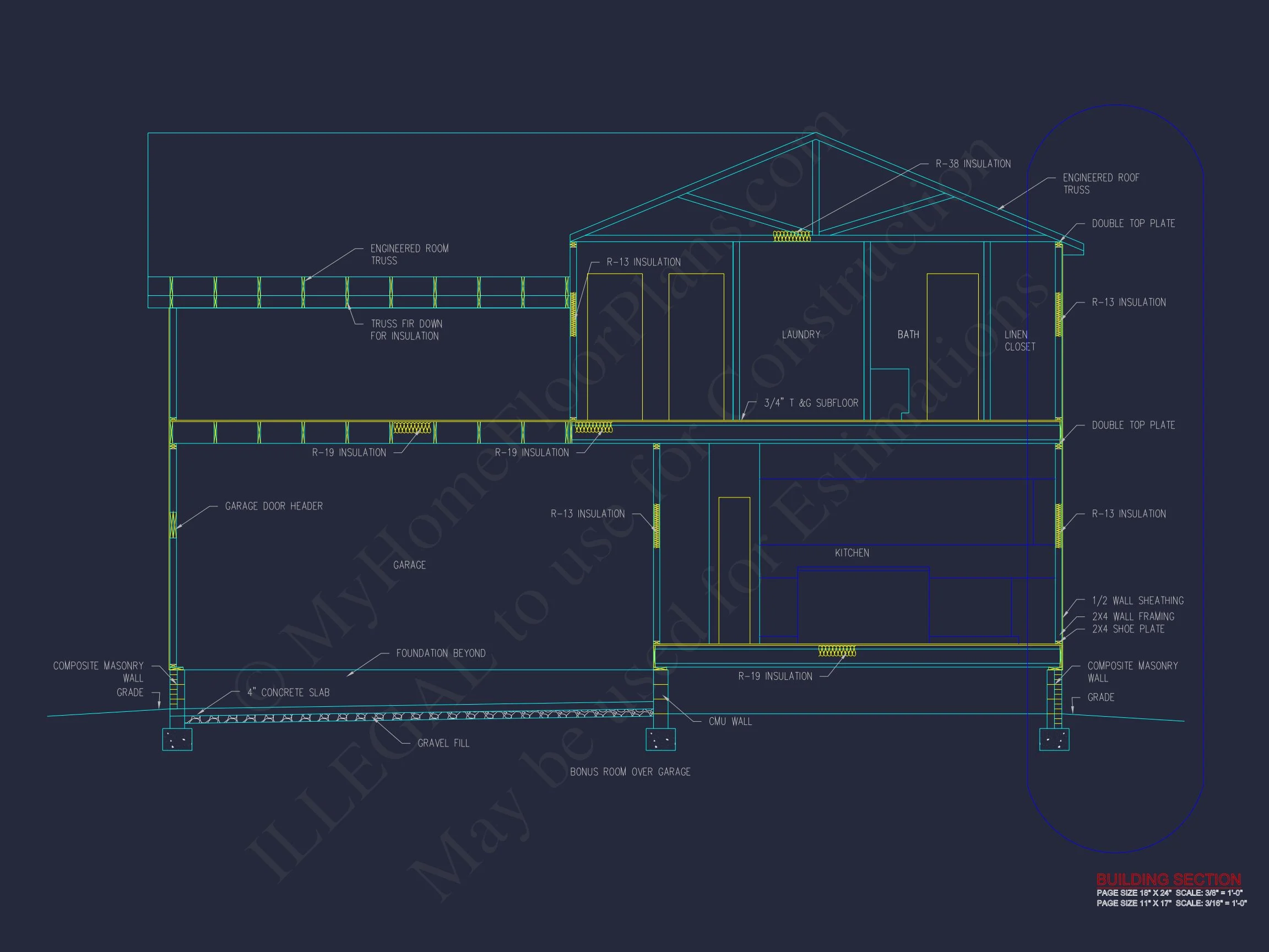 8-2037 HOUSE PLAN - Modern Colonial House Plan with CAD Designs & Blueprints 23 Modern Colonial house Plan with CAD Designs & Blueprints