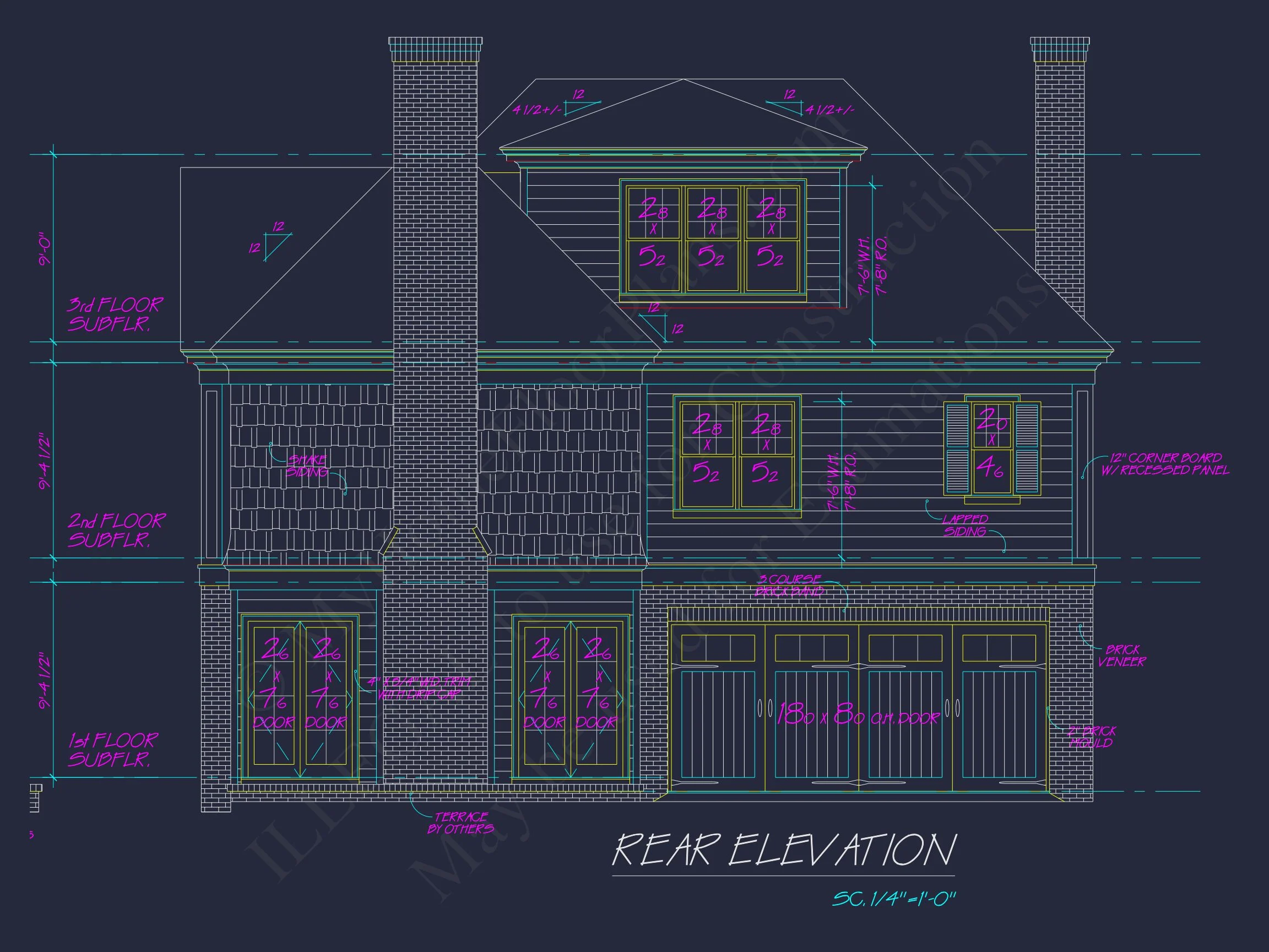 8-1894 HOUSE PLAN - Elegant House Plan with CAD Designs and 2.5 Story Architecture 5 Elegant house Plan with CAD Designs and 2.5 Story Architecture