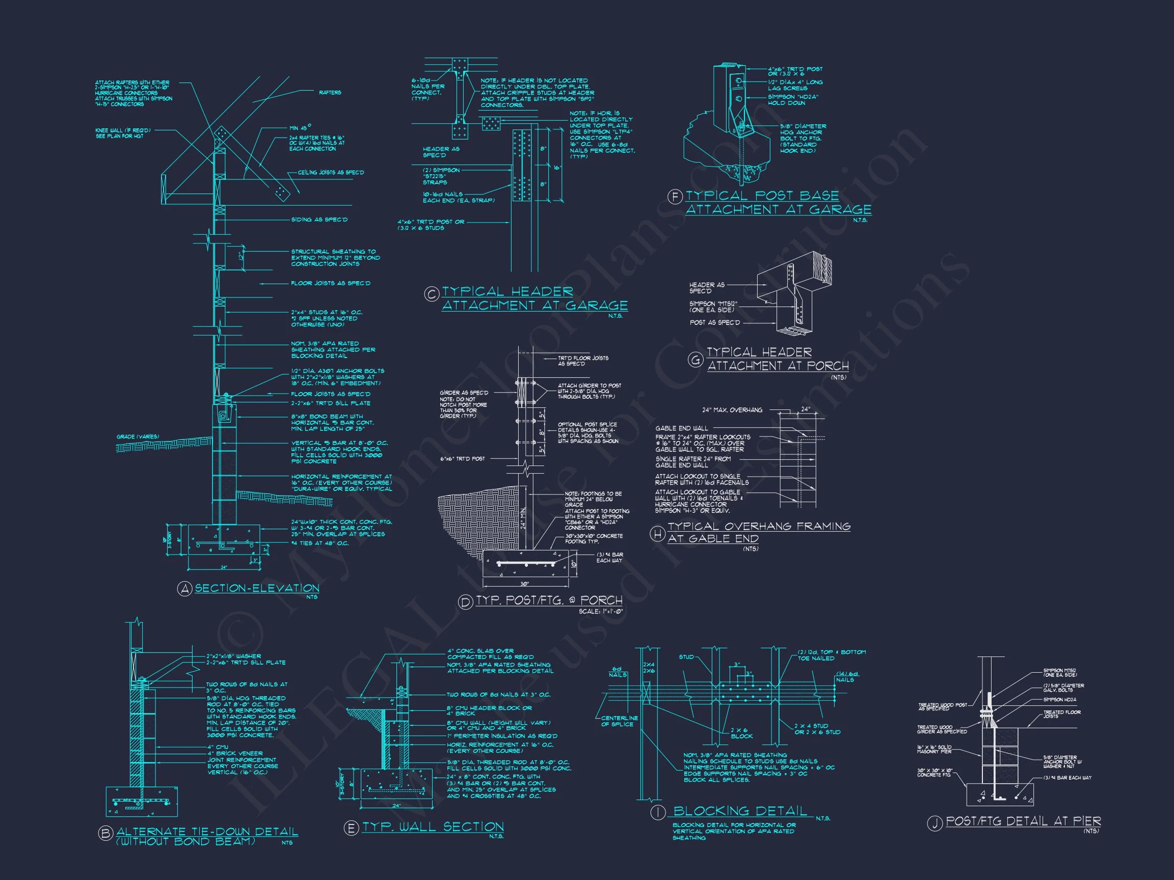 8-1756 HOUSE PLAN -3,951 heated sq. ft., 4 bedrooms, 3 baths, a 3-car garage, wraparound porch 19 Explore 3951 Sq. Ft. Colonial Revival house Plan with 2 Floors
