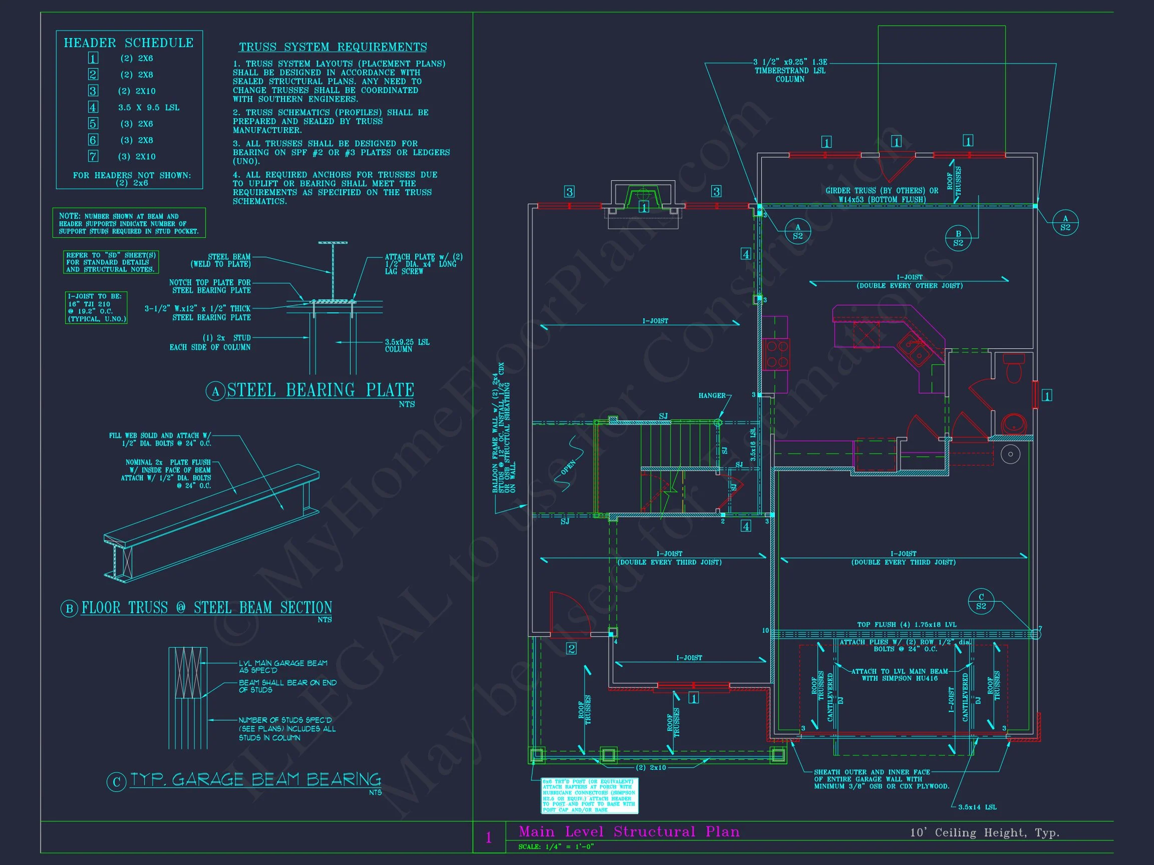 8-1752B HOUSE PLAN - Classic Suburban House Floor Plan – CAD Designs & Blueprint 10 Classic Suburban house Floor Plan – CAD Designs & Blueprint