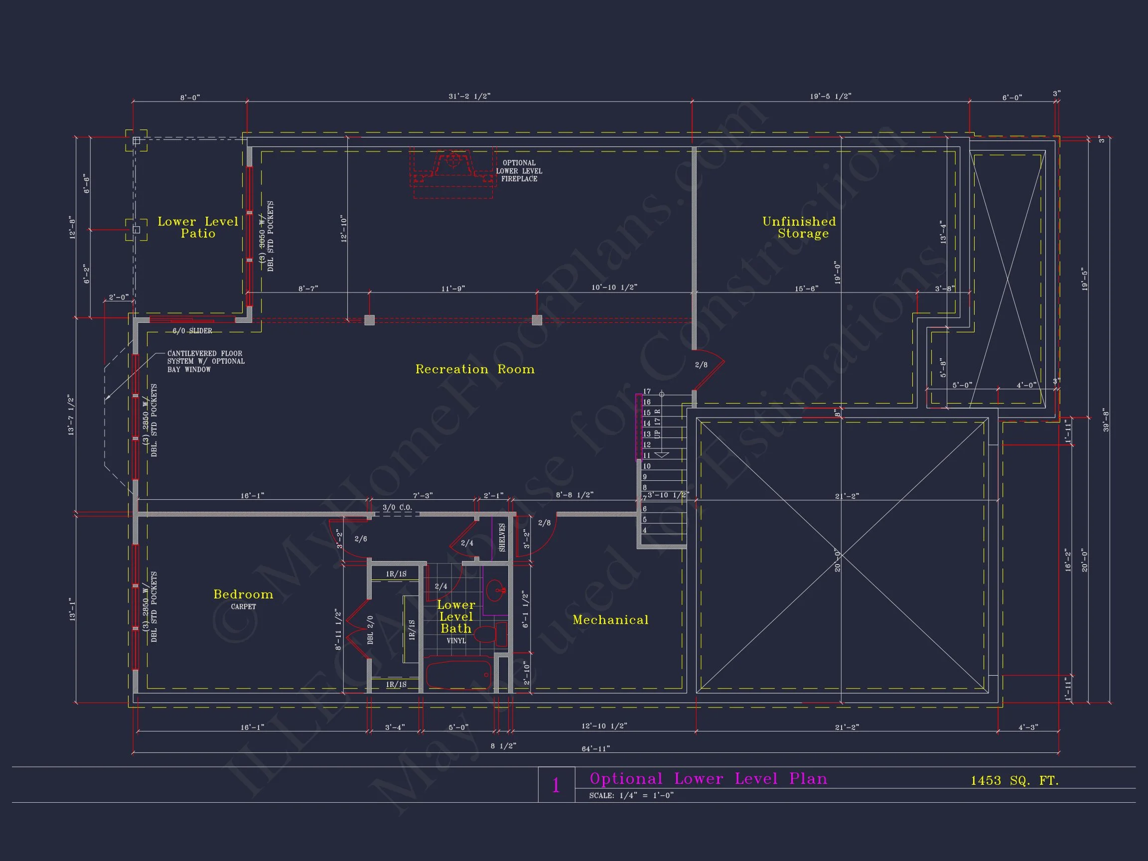 8-1702 HOUSE PLAN - Spacious House Plan with 4 Elevations and 1.5 Story Designs 16 Spacious house Plan with 4 Elevations and 1.5 Story Designs