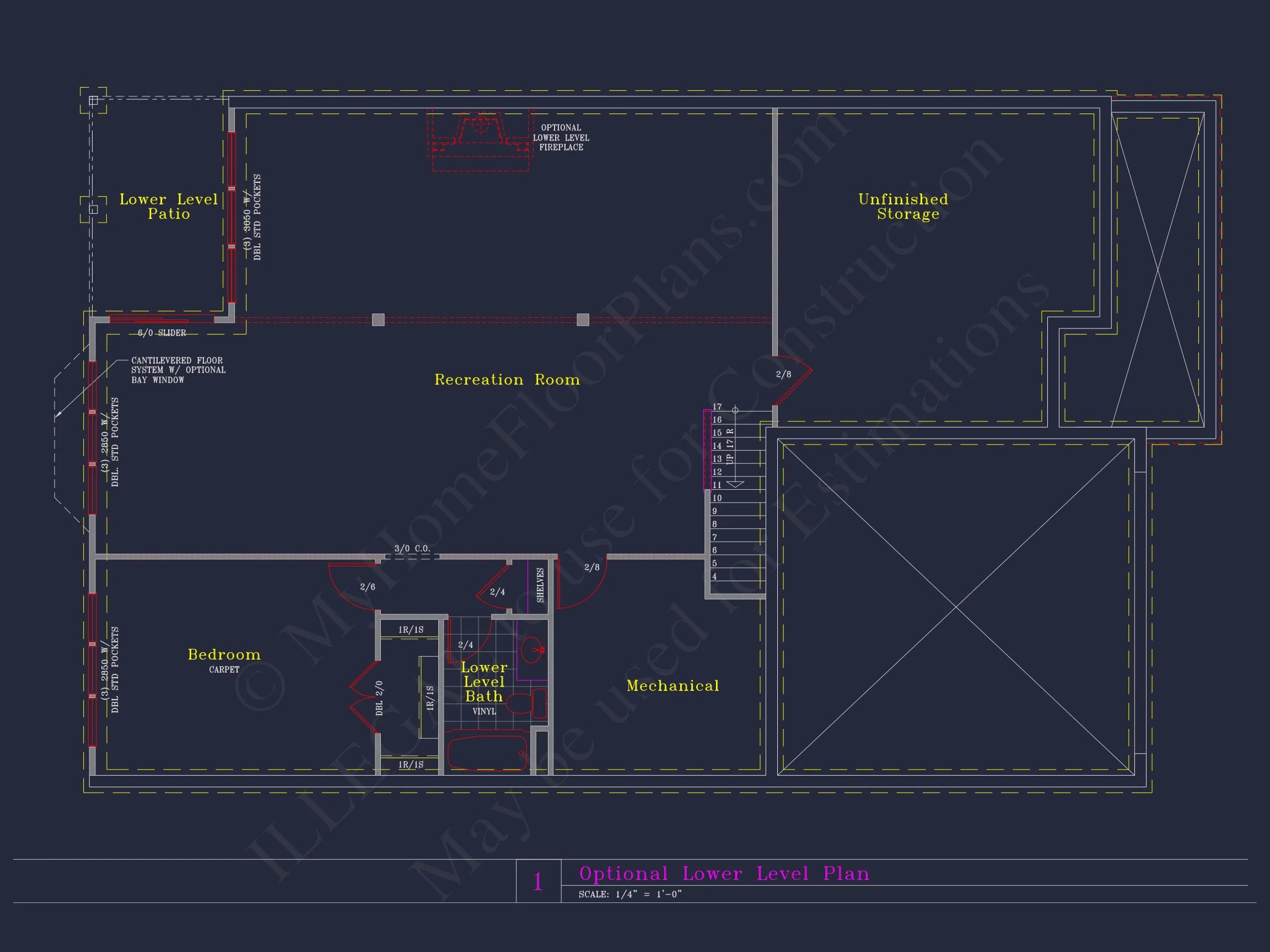 8-1702 HOUSE PLAN - Spacious House Plan with 4 Elevations and 1.5 Story Designs 13 Spacious house Plan with 4 Elevations and 1.5 Story Designs