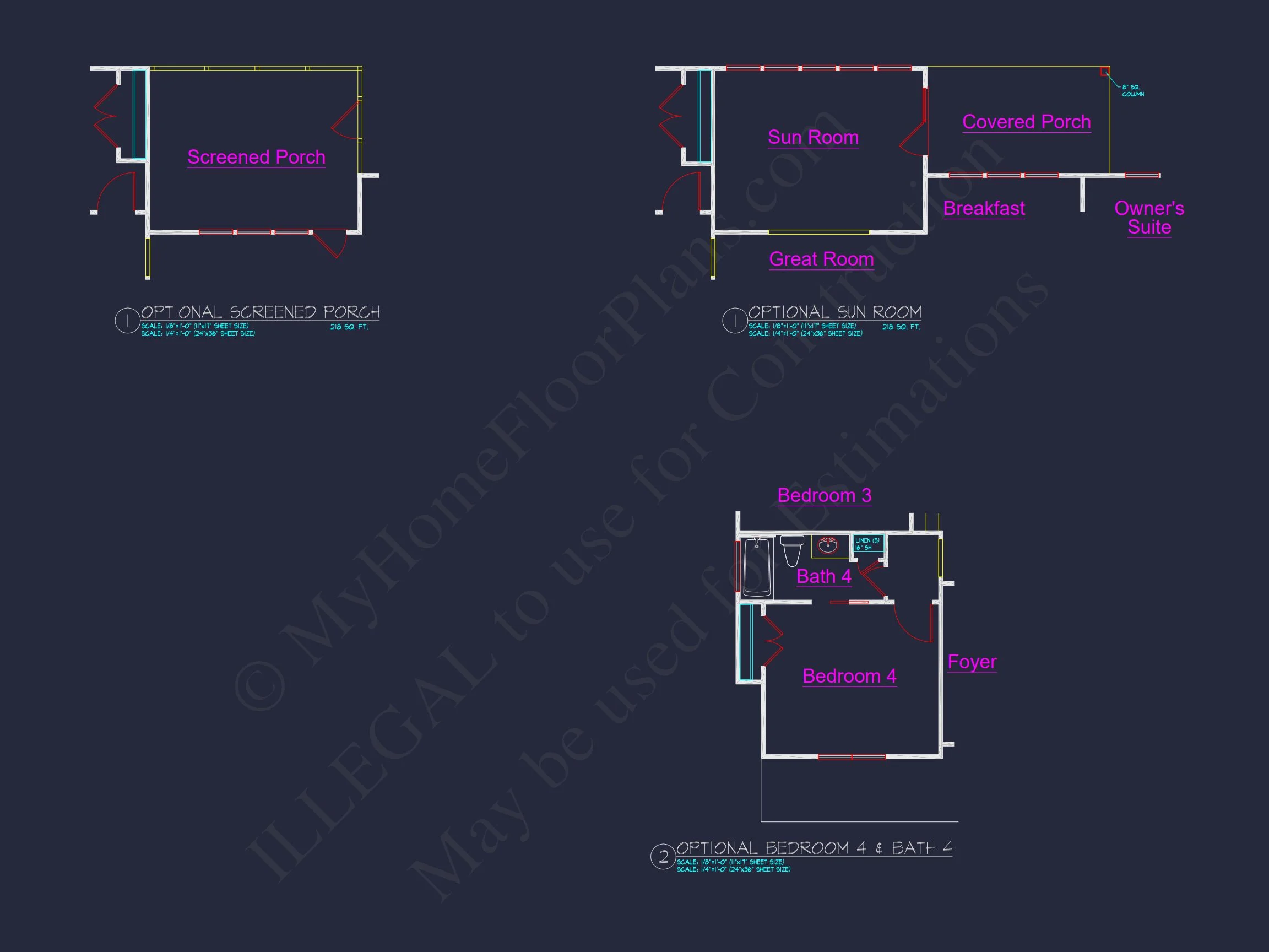 8-1684 HOUSE PLAN - Craftsman House Floor Plan with 4 Bedrooms and 2-Car Garage 12 Craftsman house Floor Plan with 4 Bedrooms and 2-Car Garage